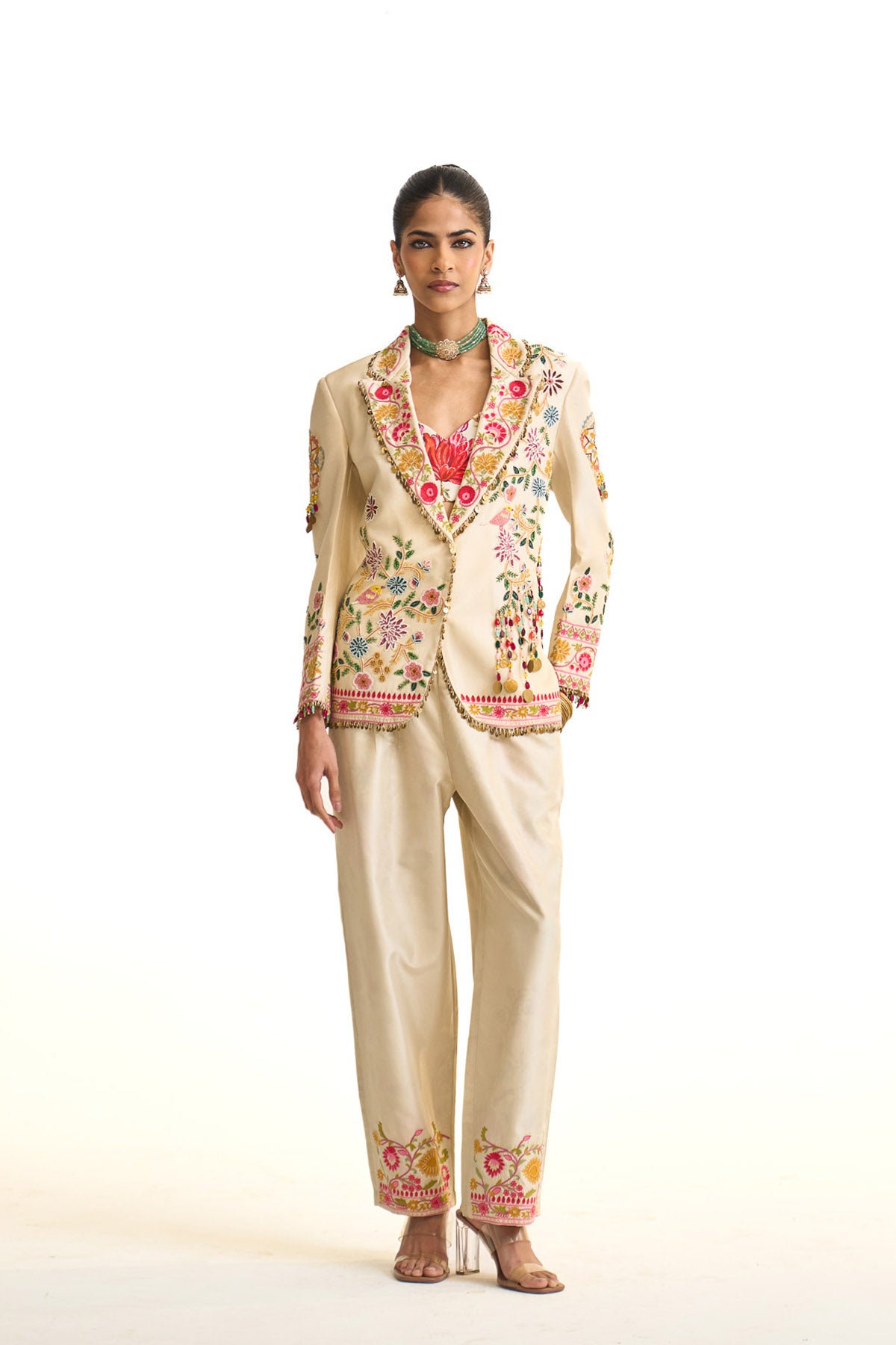 Noor-e-kashmir Blazer pant set