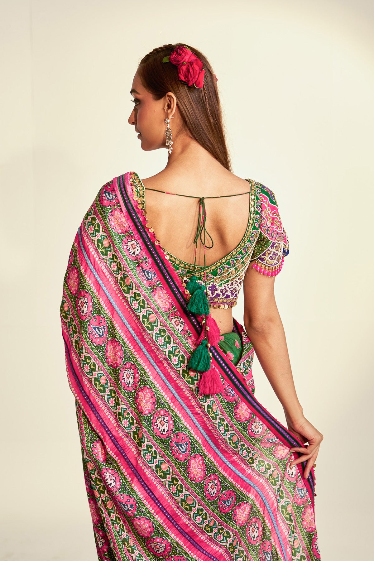 Patola open saree