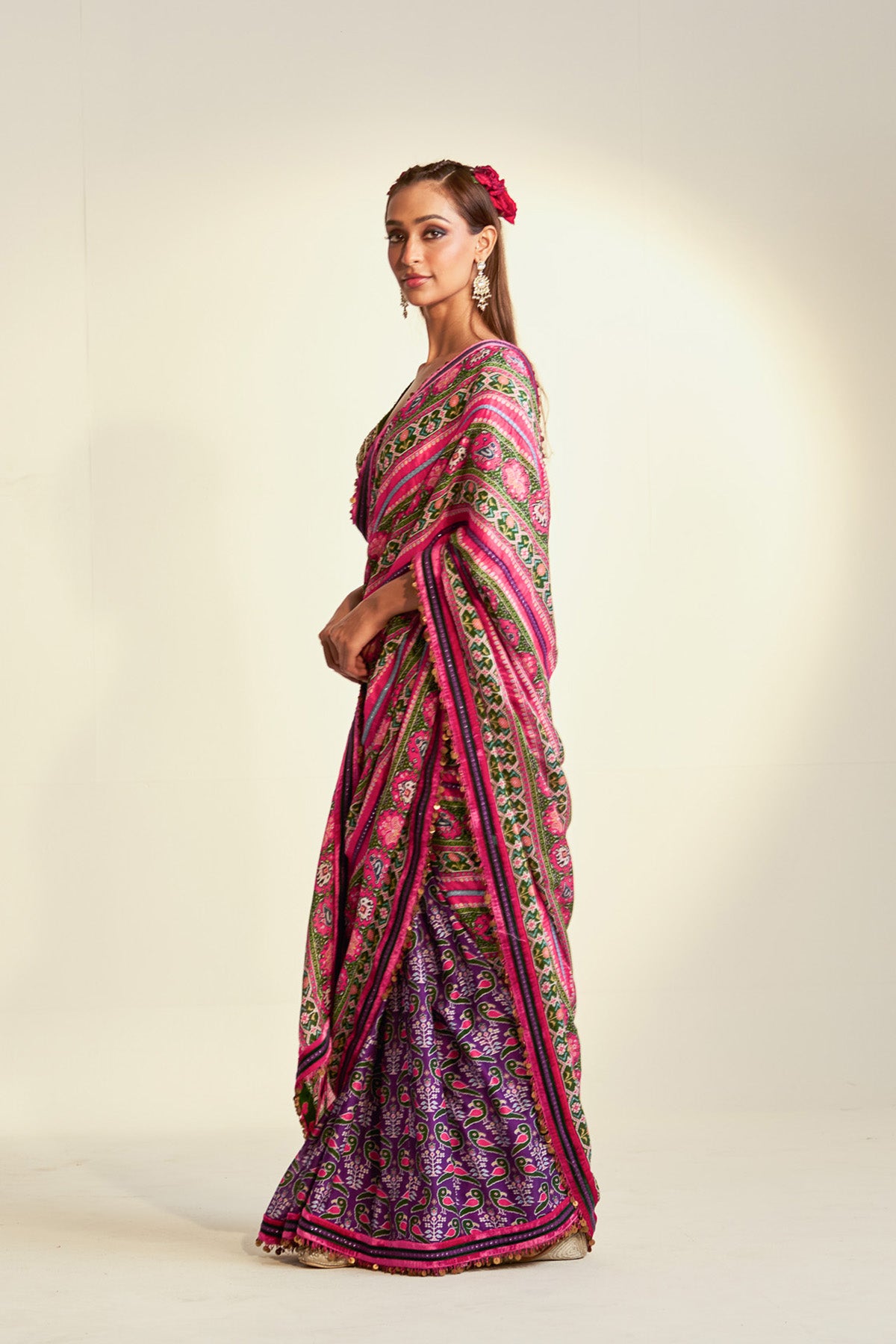 Patola open saree