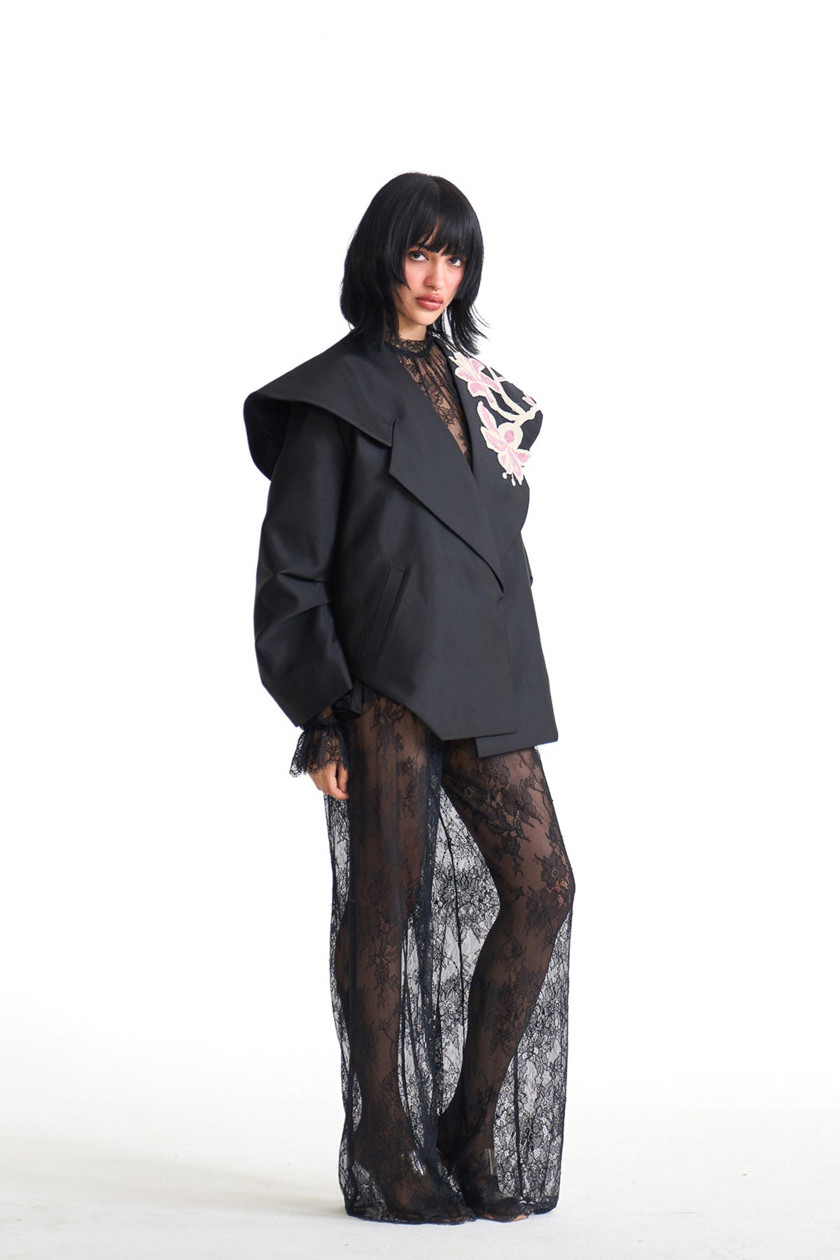 Pearl lily oversize jacket