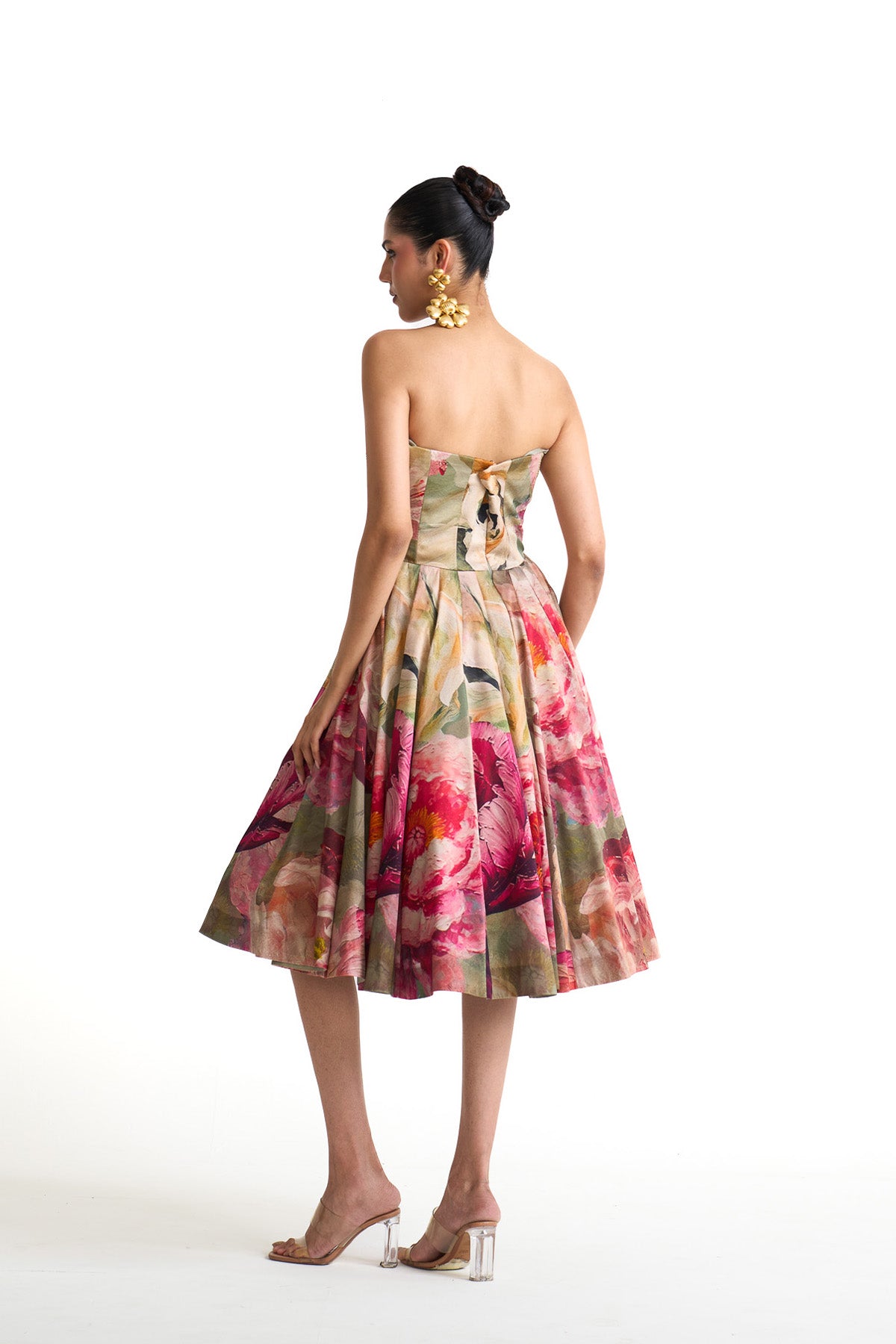 Petal story corset dress