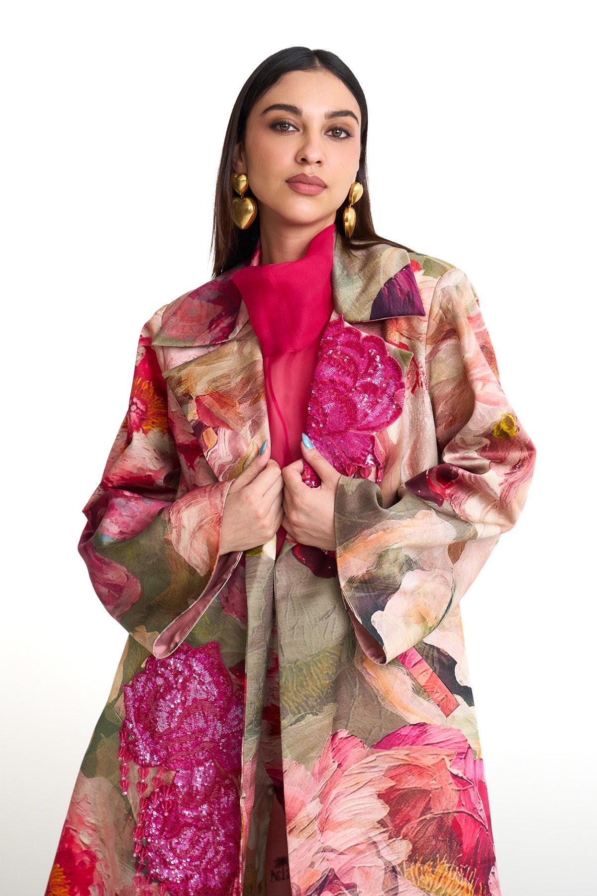 Petal story overcoat set