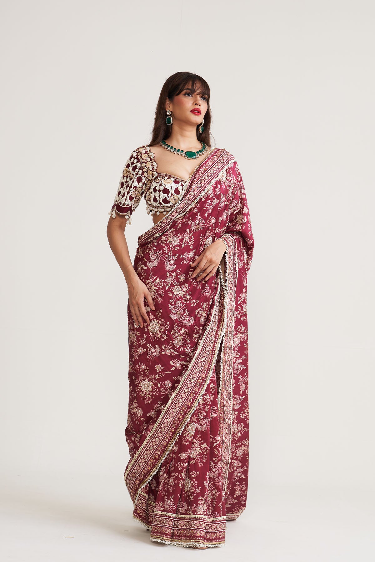 chandni raag parsi saree