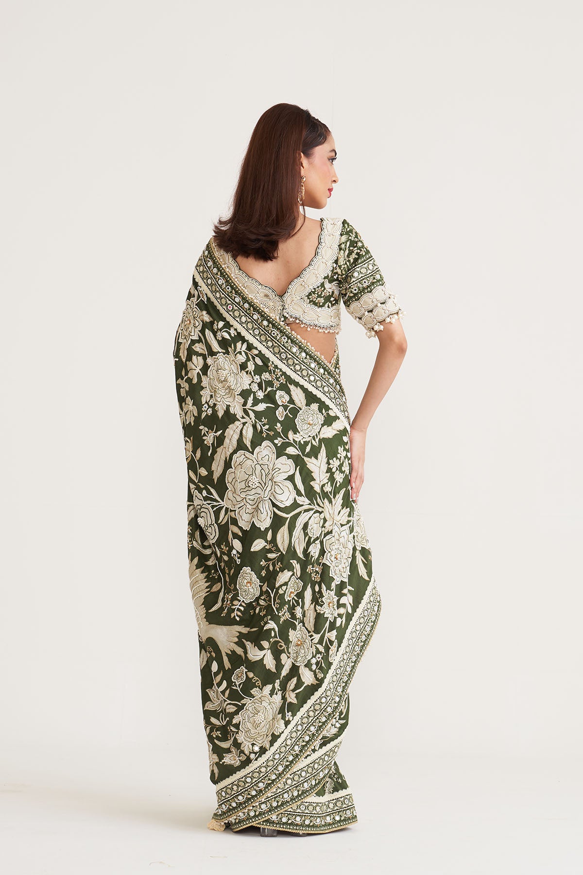 Bahar-e-gara parsi saree