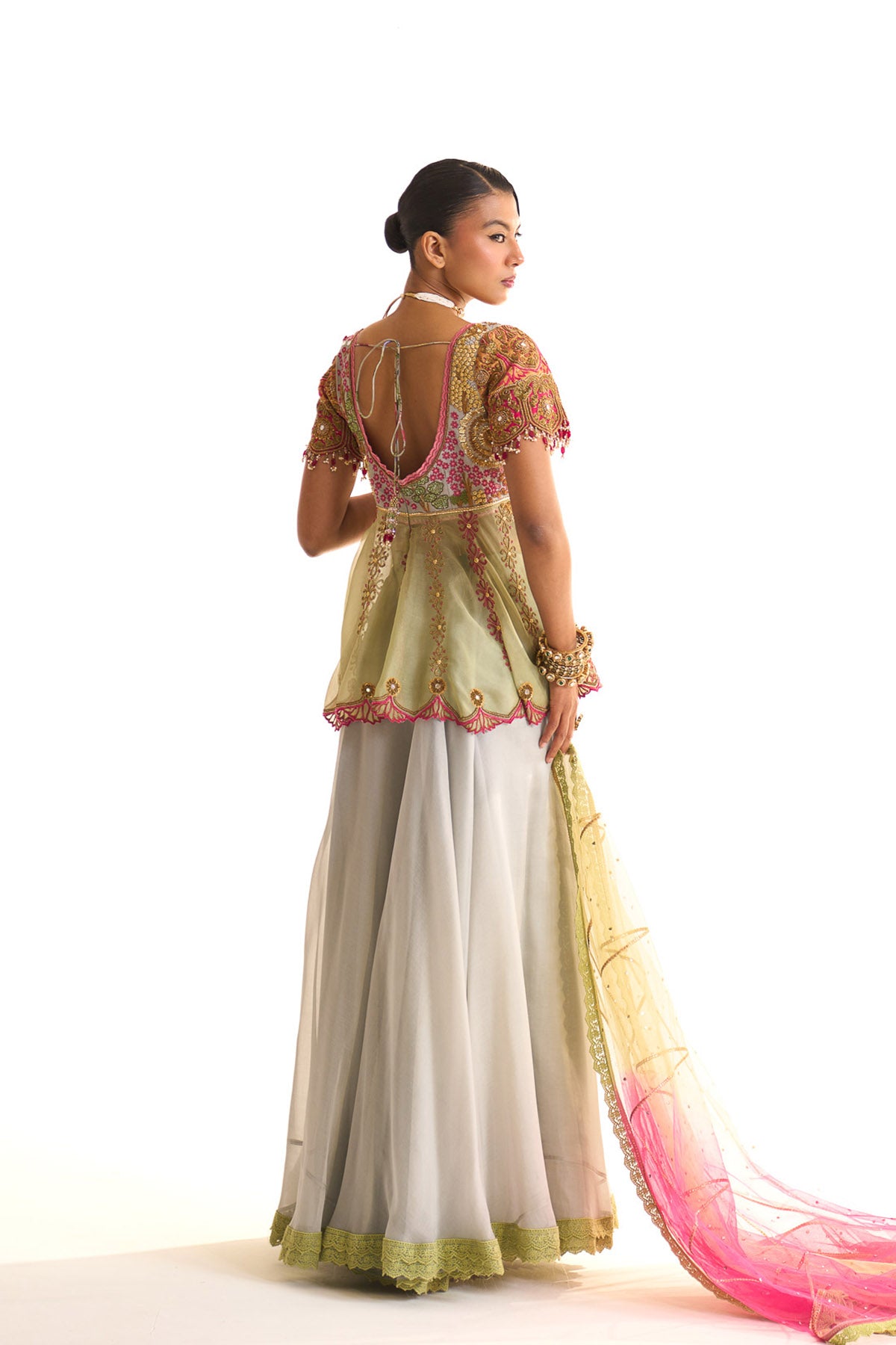 Garden story peplum set