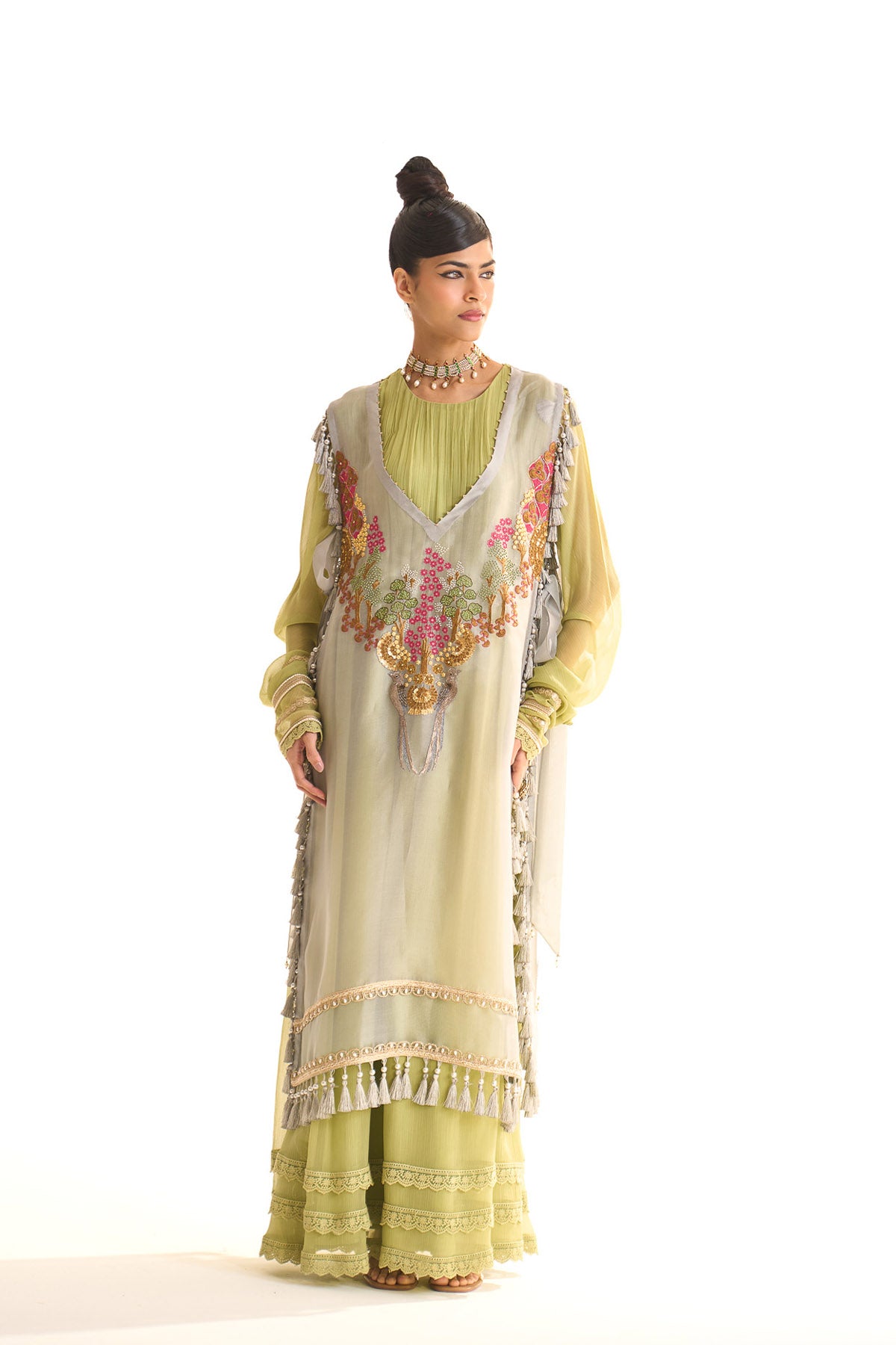Garden story knot dress
