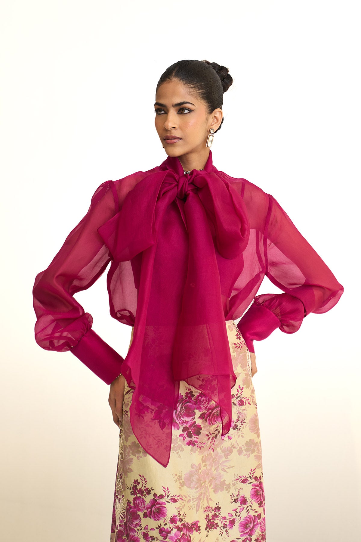 Pink moon shirt & skirt set