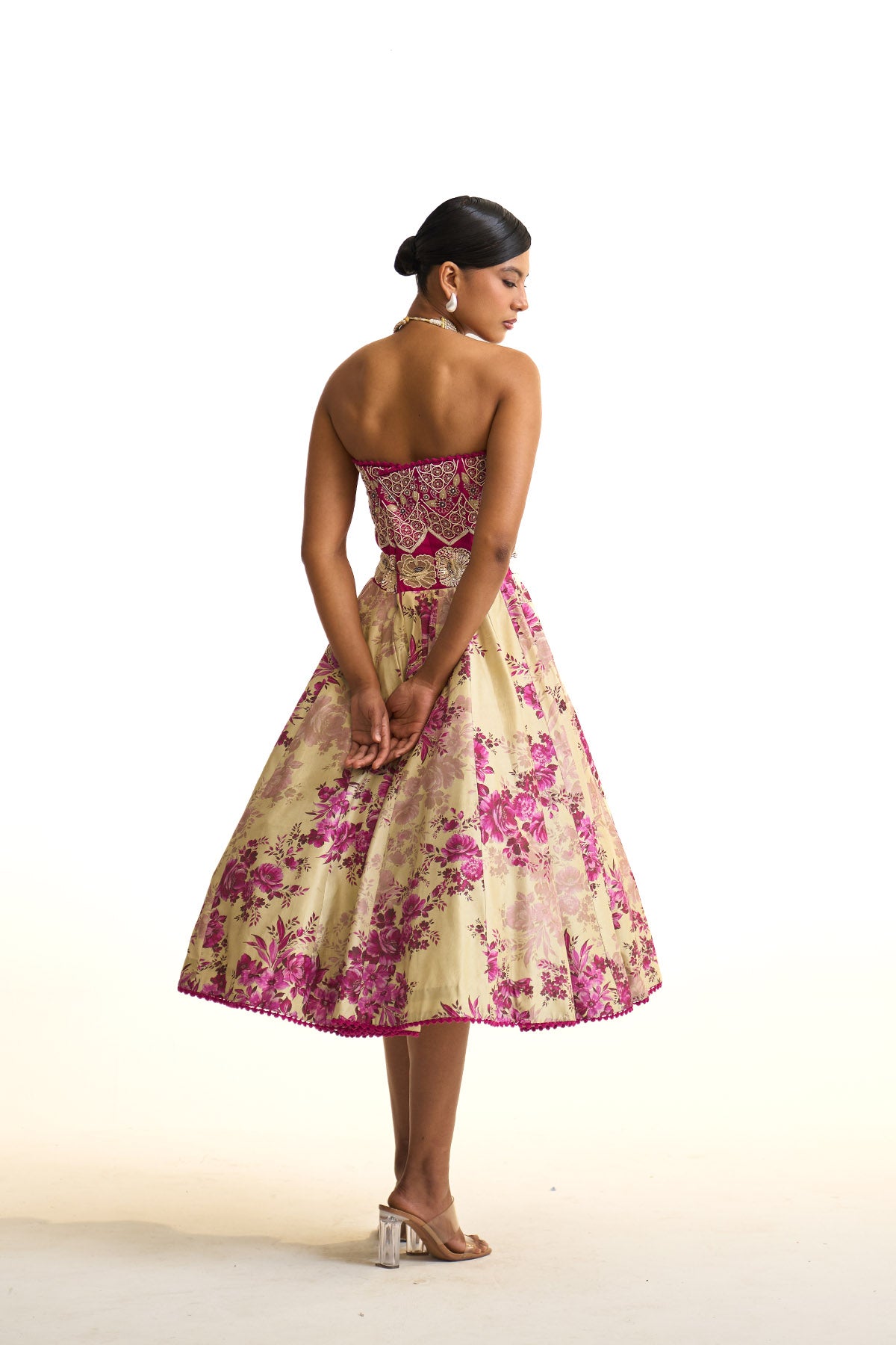 Pink moon Corset dress