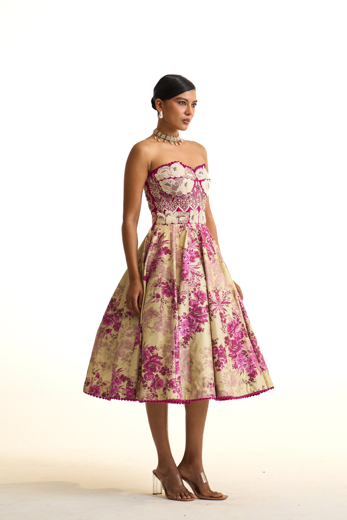 Pink moon Corset dress