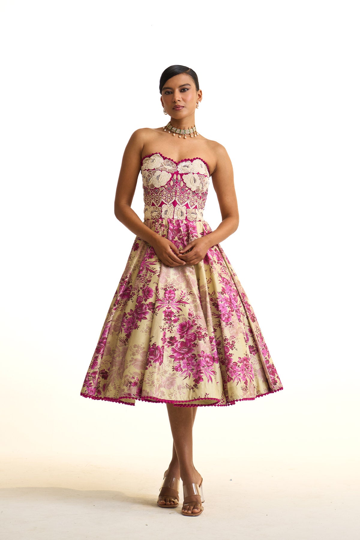 Pink moon Corset dress