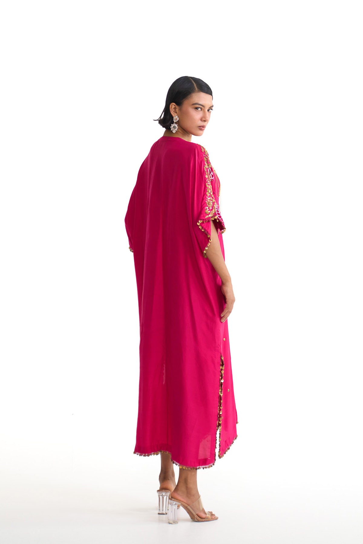 Rani lotus drape kaftan