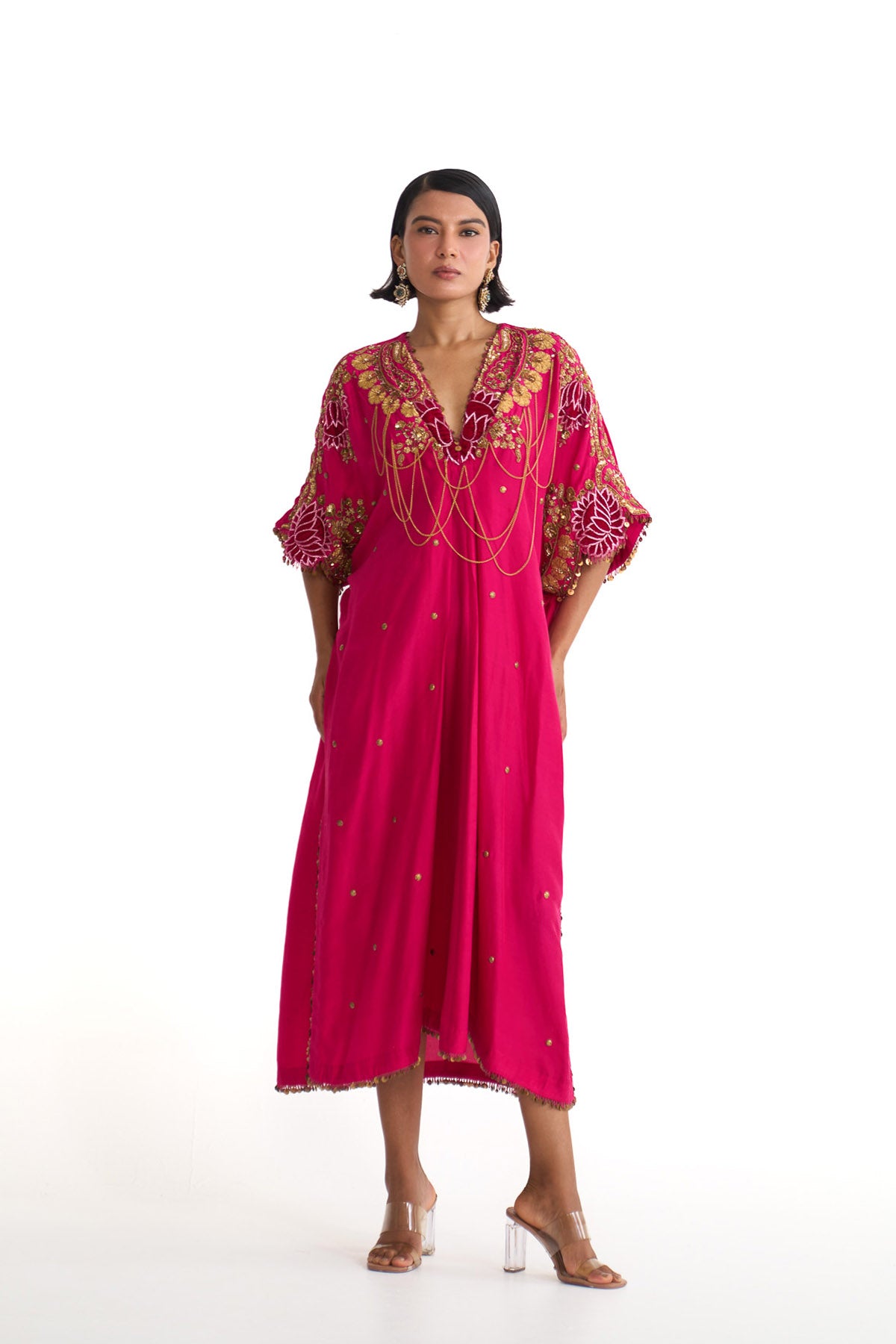 Rani lotus drape kaftan