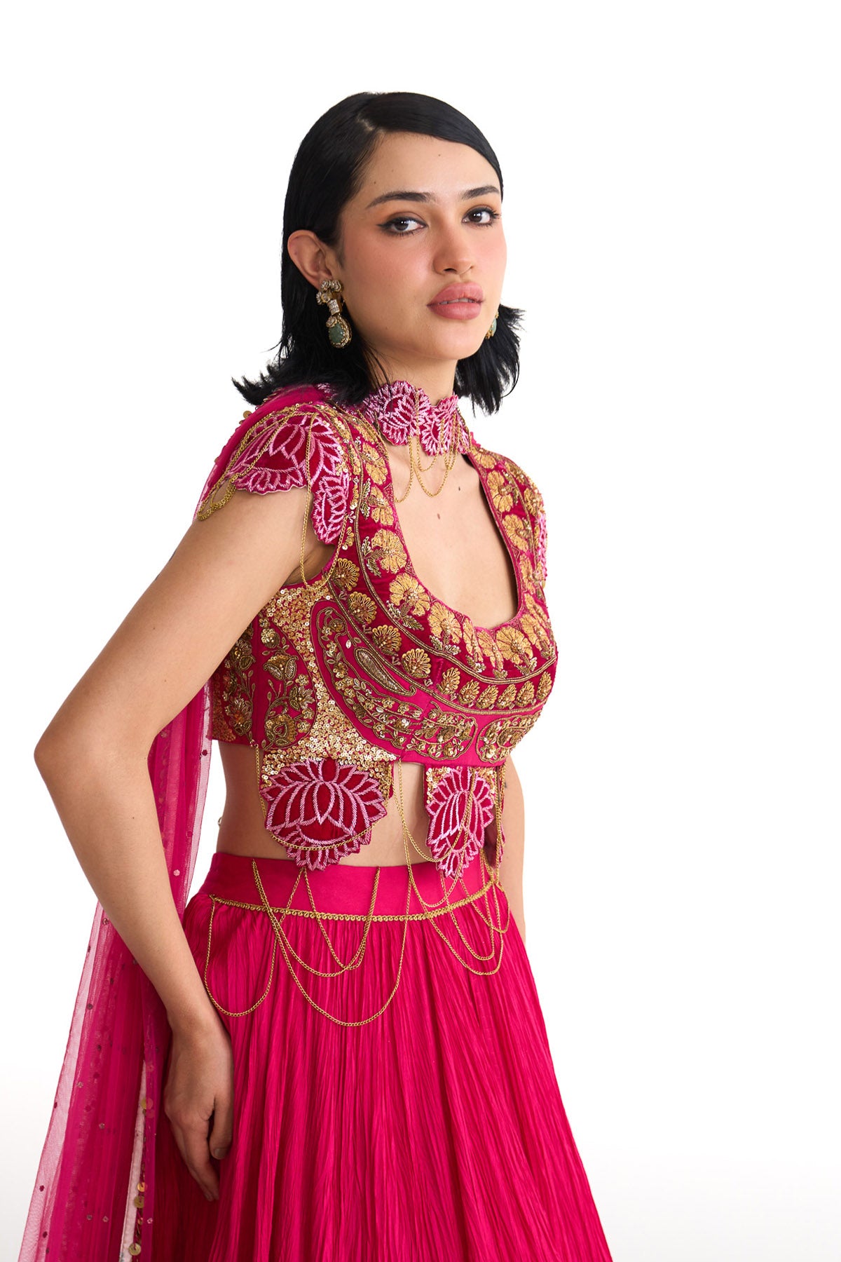 Rani lotus crop top set