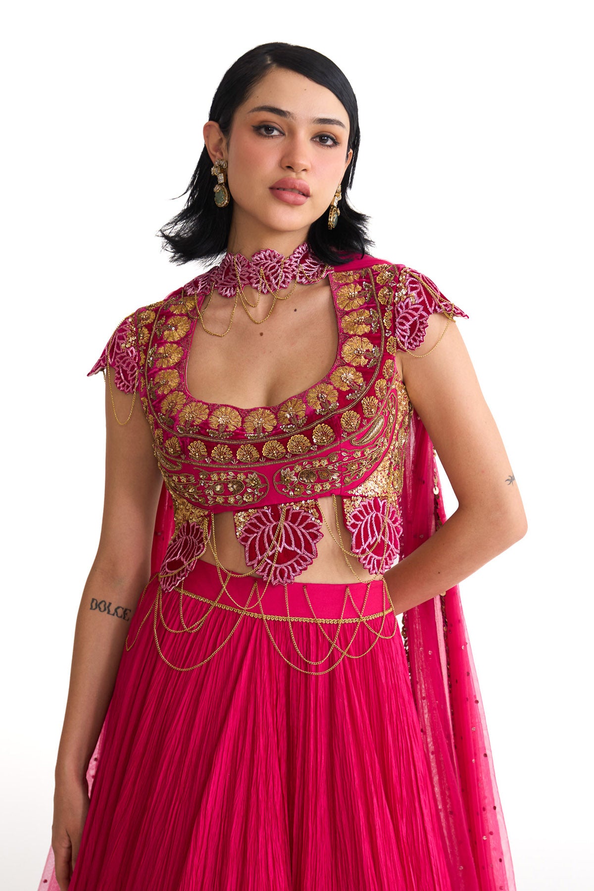 Rani lotus crop top set