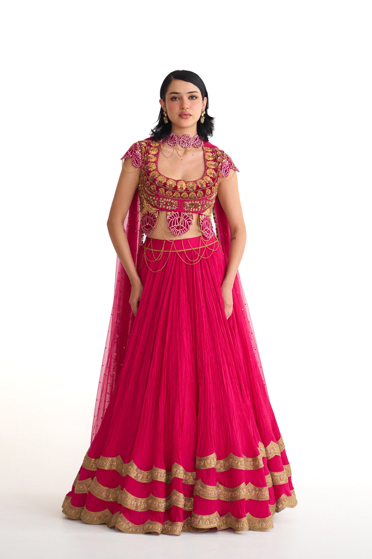 Rani lotus crop top set