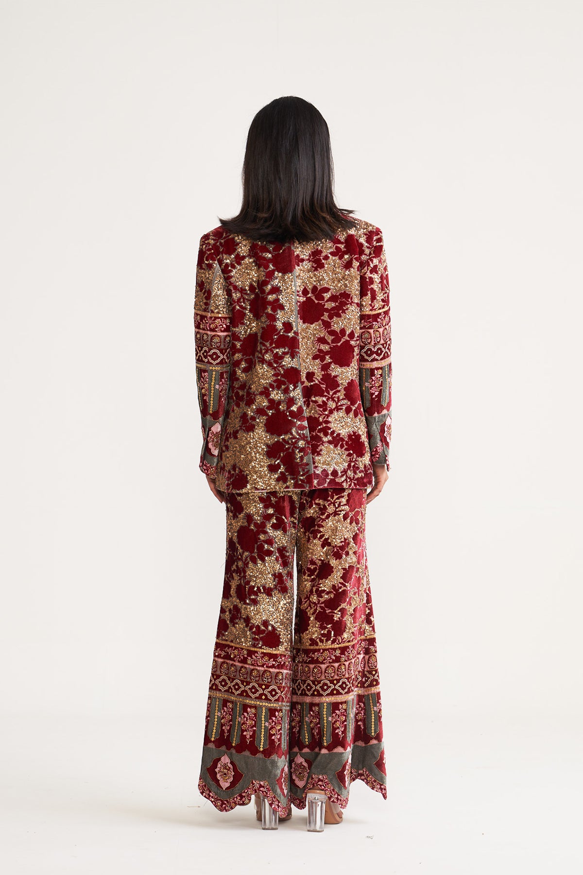 Blazer bell bottom set