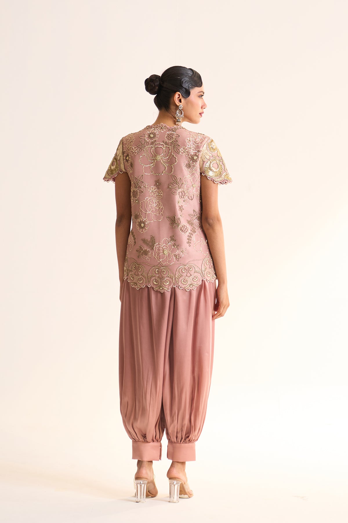 Safari Romance Sherbaag jacket & balloon pant set