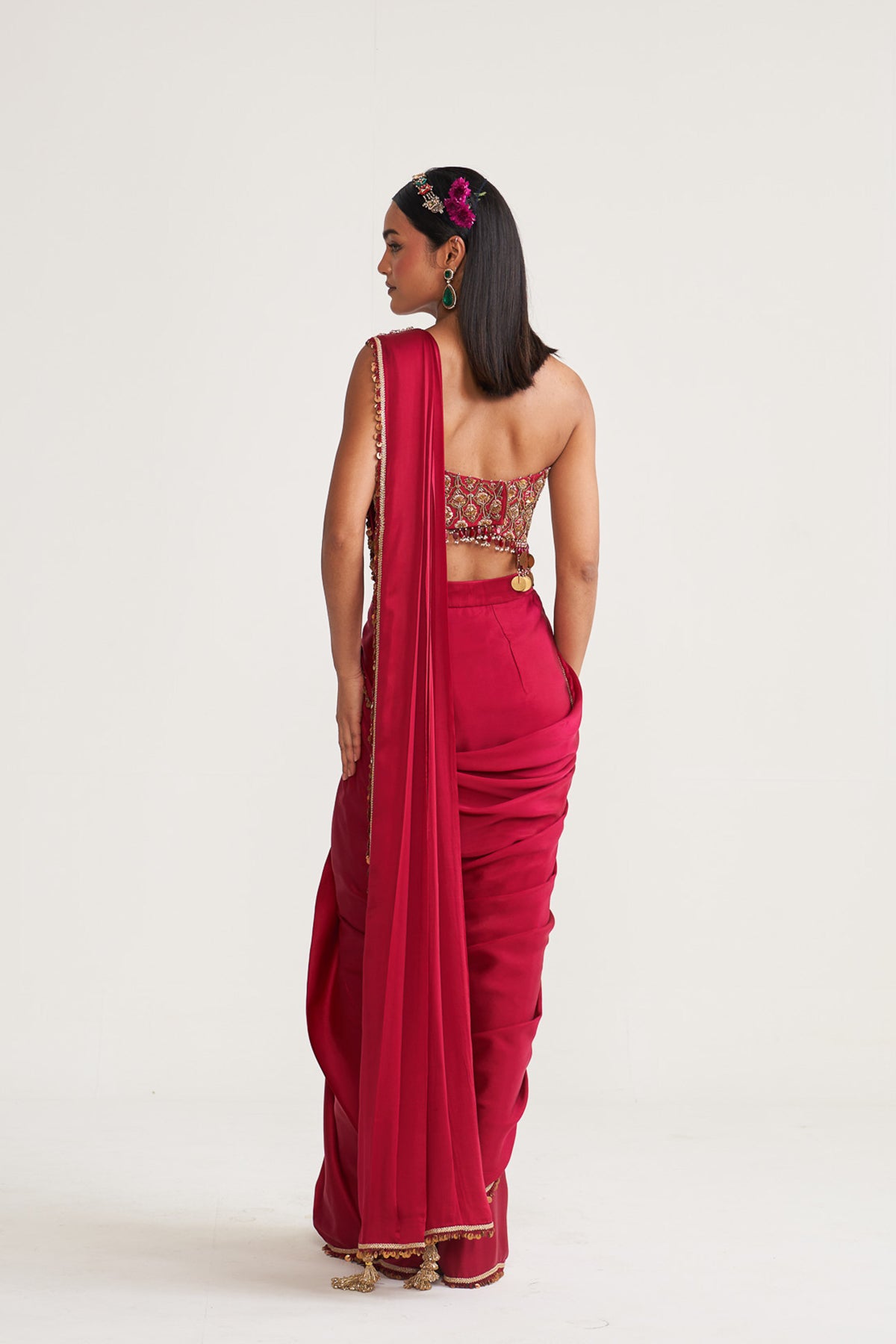 Corset saree