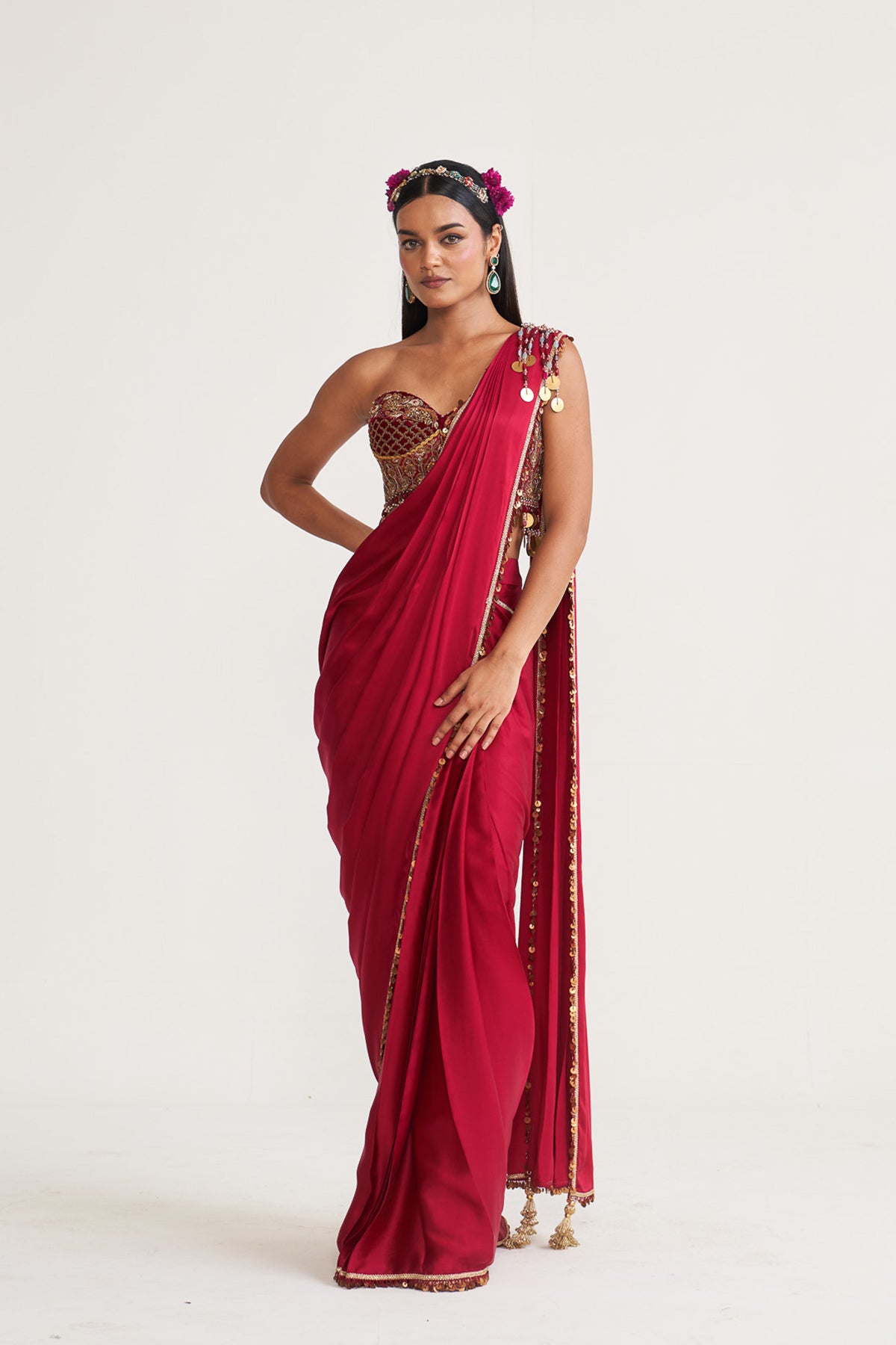 Corset saree