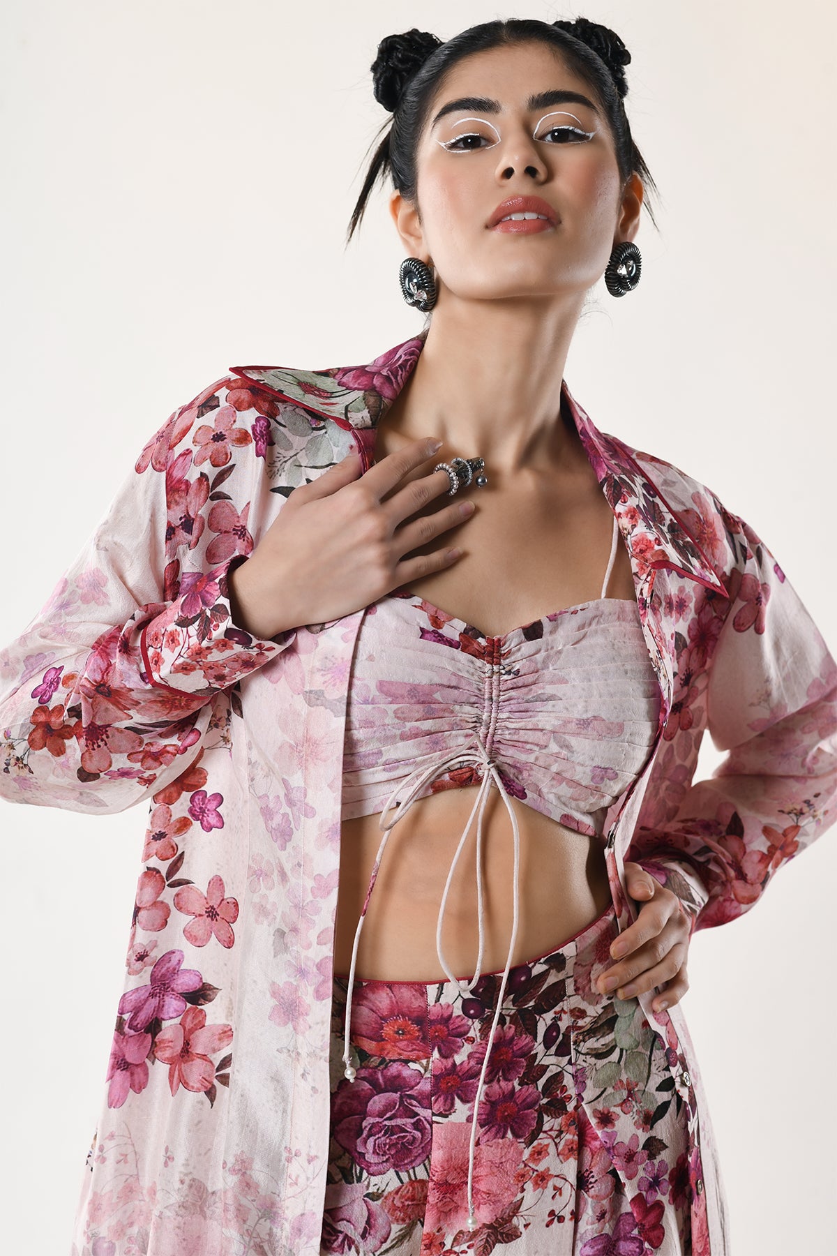 Co Ord Set With Pleated Pants