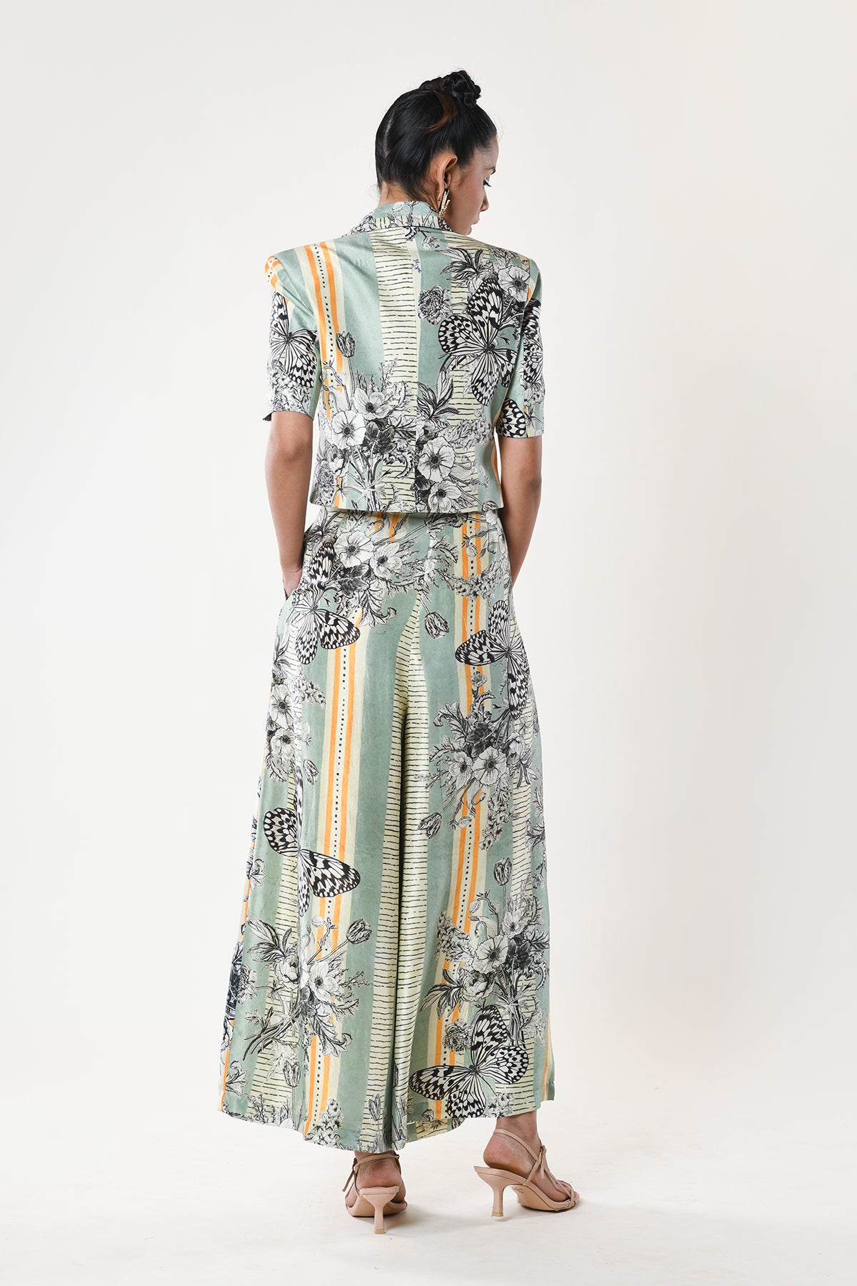 Co Ord Set With Pleated Pants