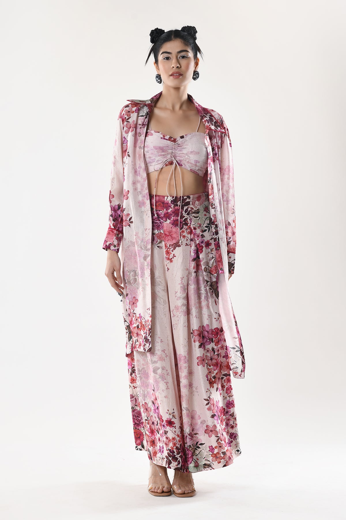 Co Ord Set With Pleated Pants