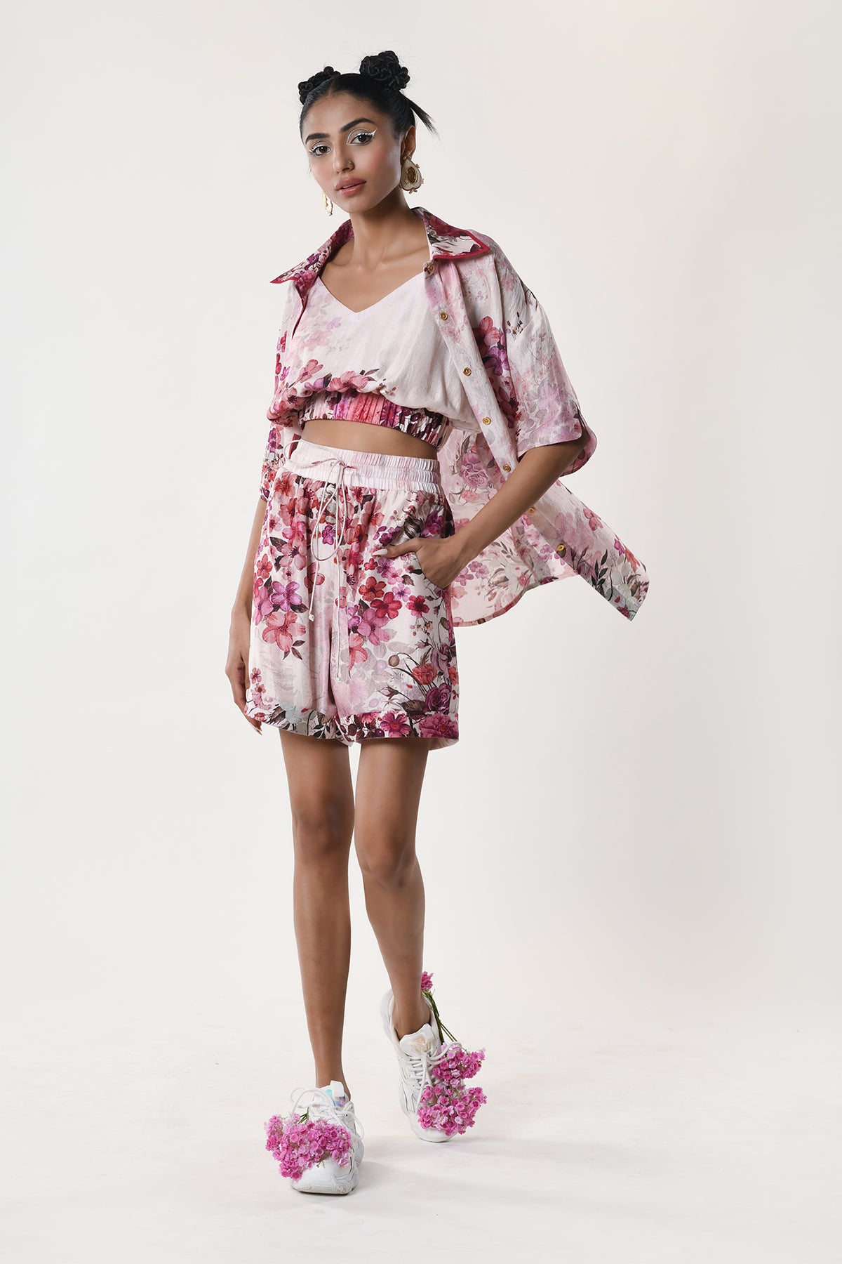 Co - Ord Set With Shorts