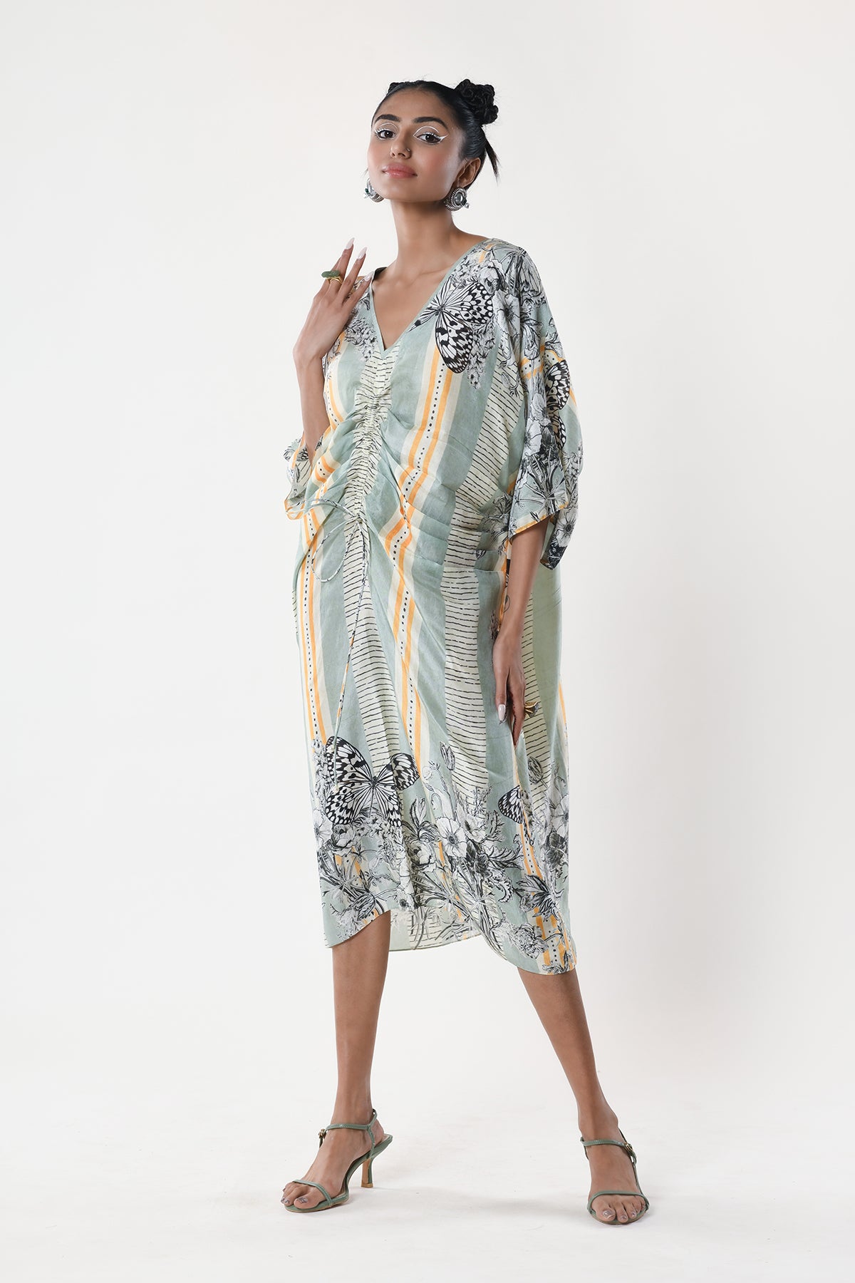 String Kaftan Dress