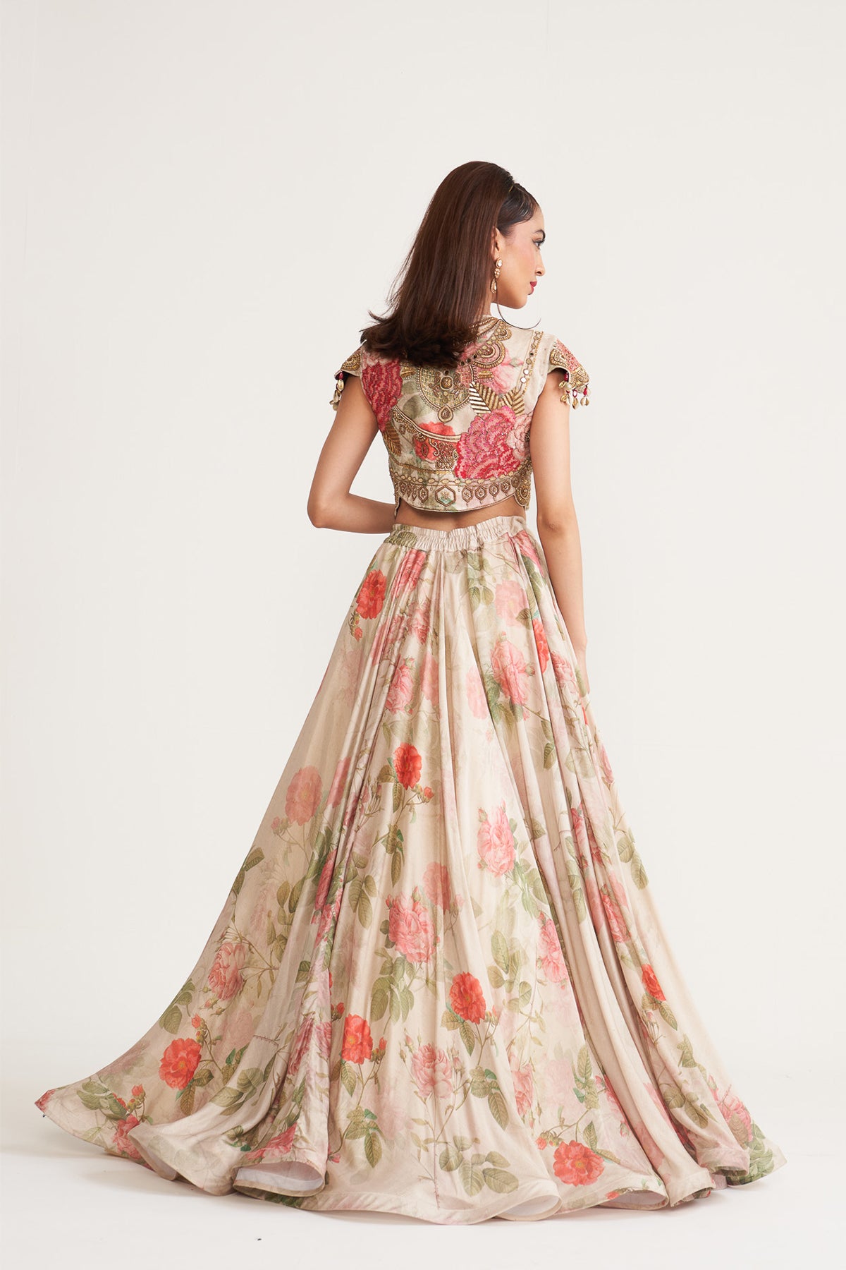 Waist coat skirt set