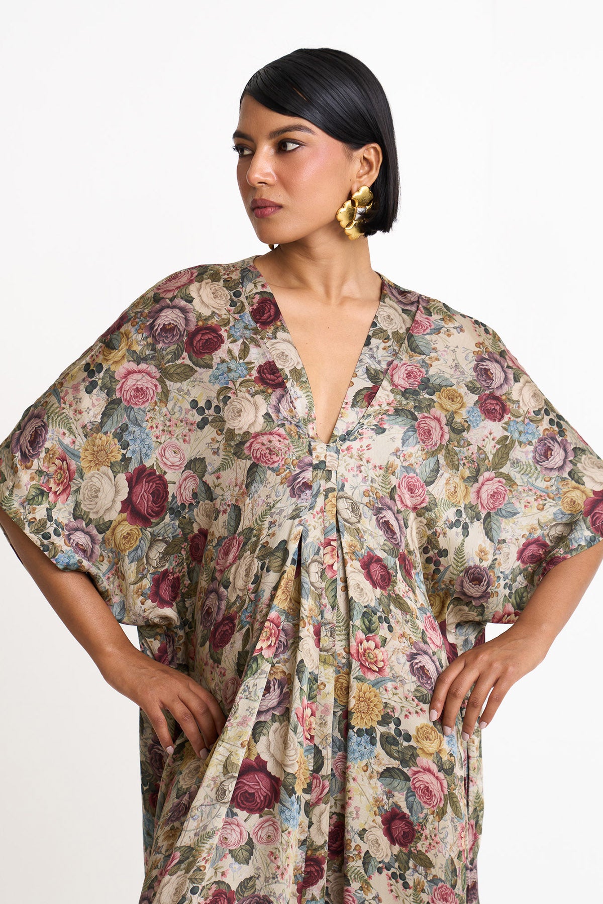 Vintage romance drape kaftan