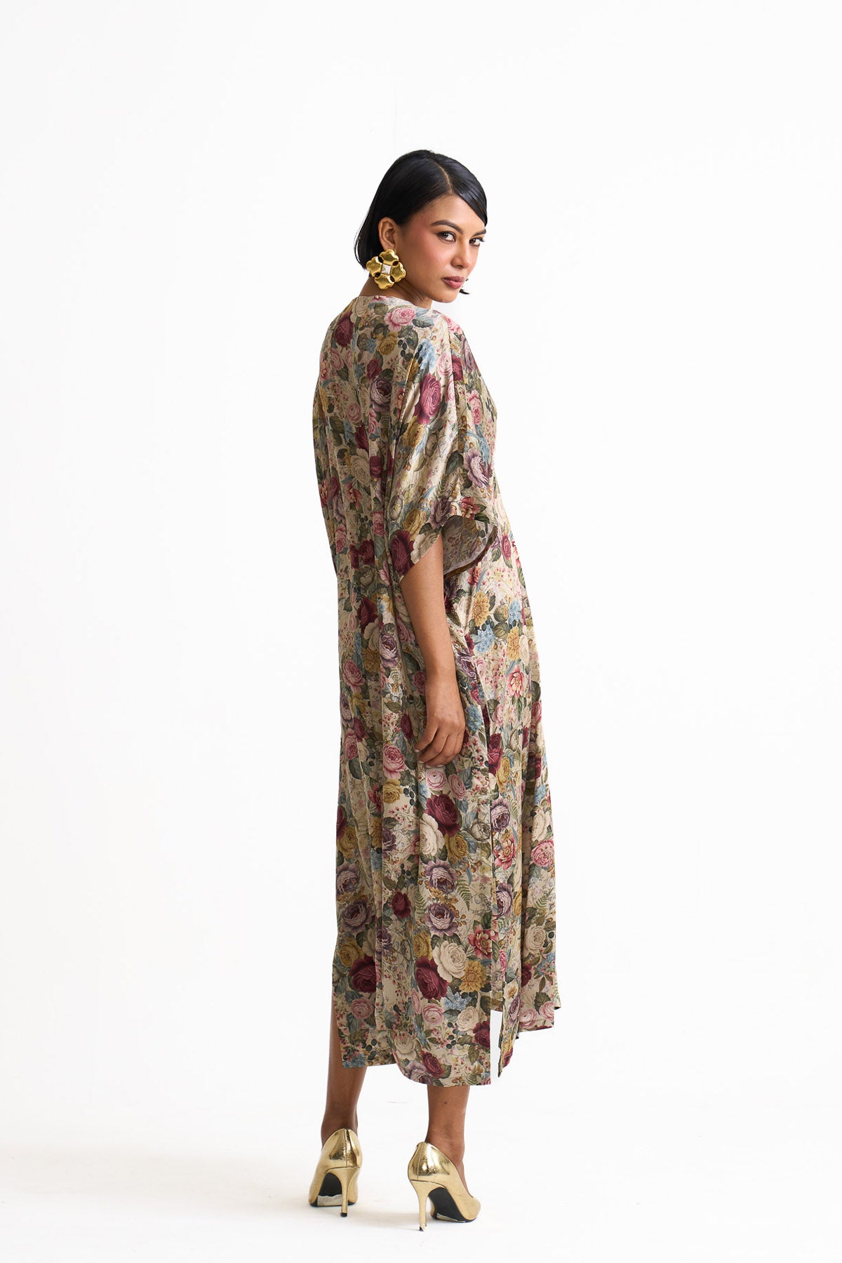 Vintage romance drape kaftan