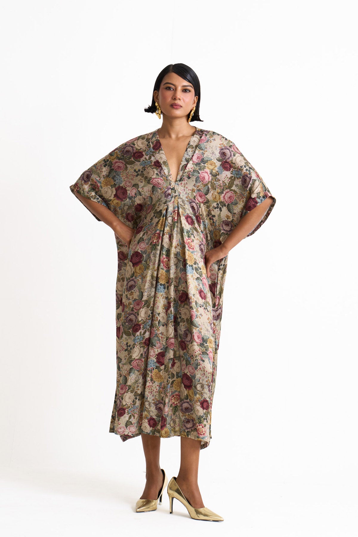 Vintage romance drape kaftan