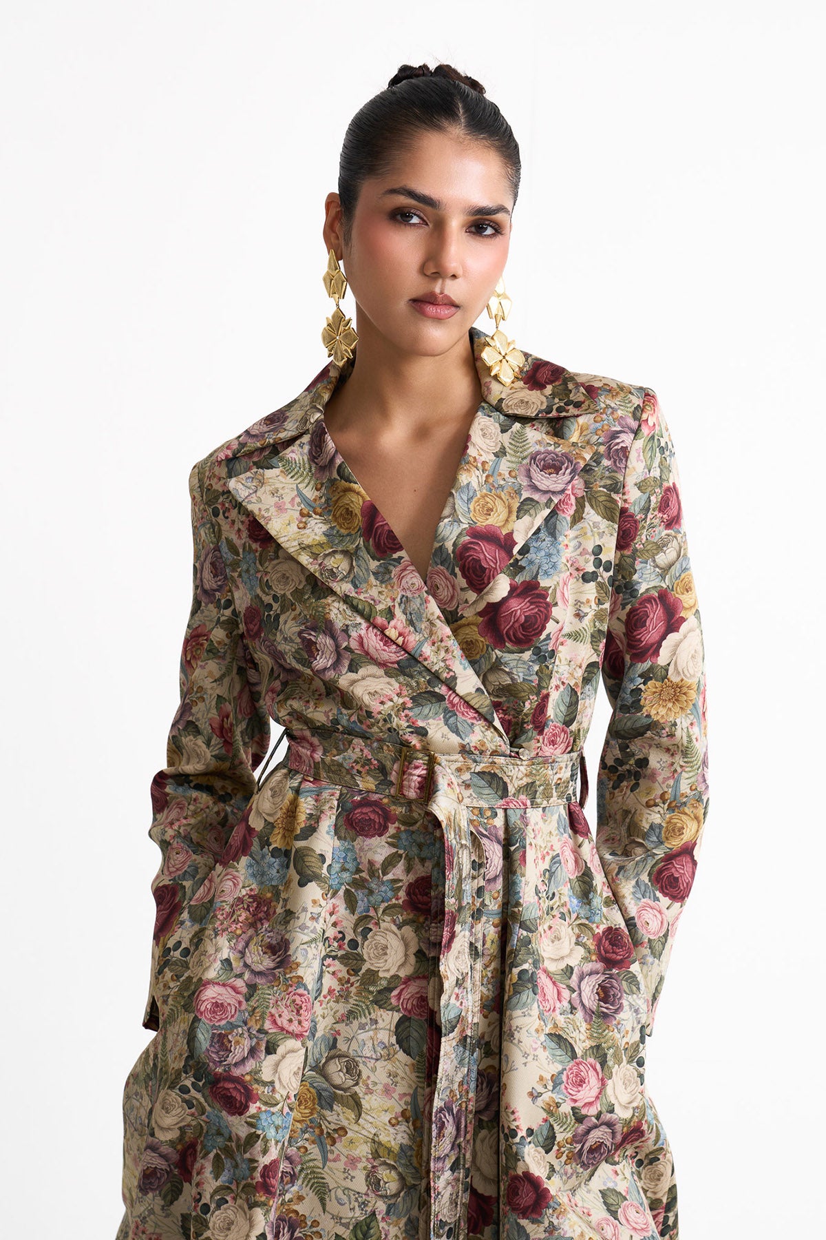 Vintage romance trench coat