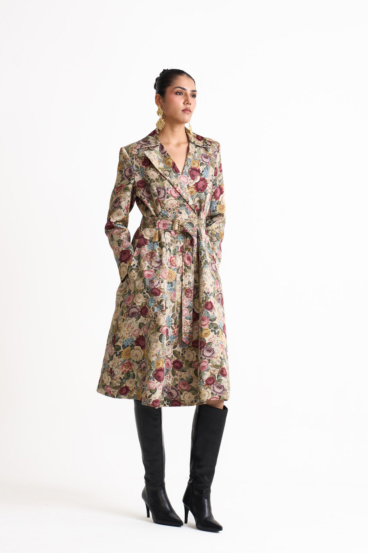 Vintage romance trench coat