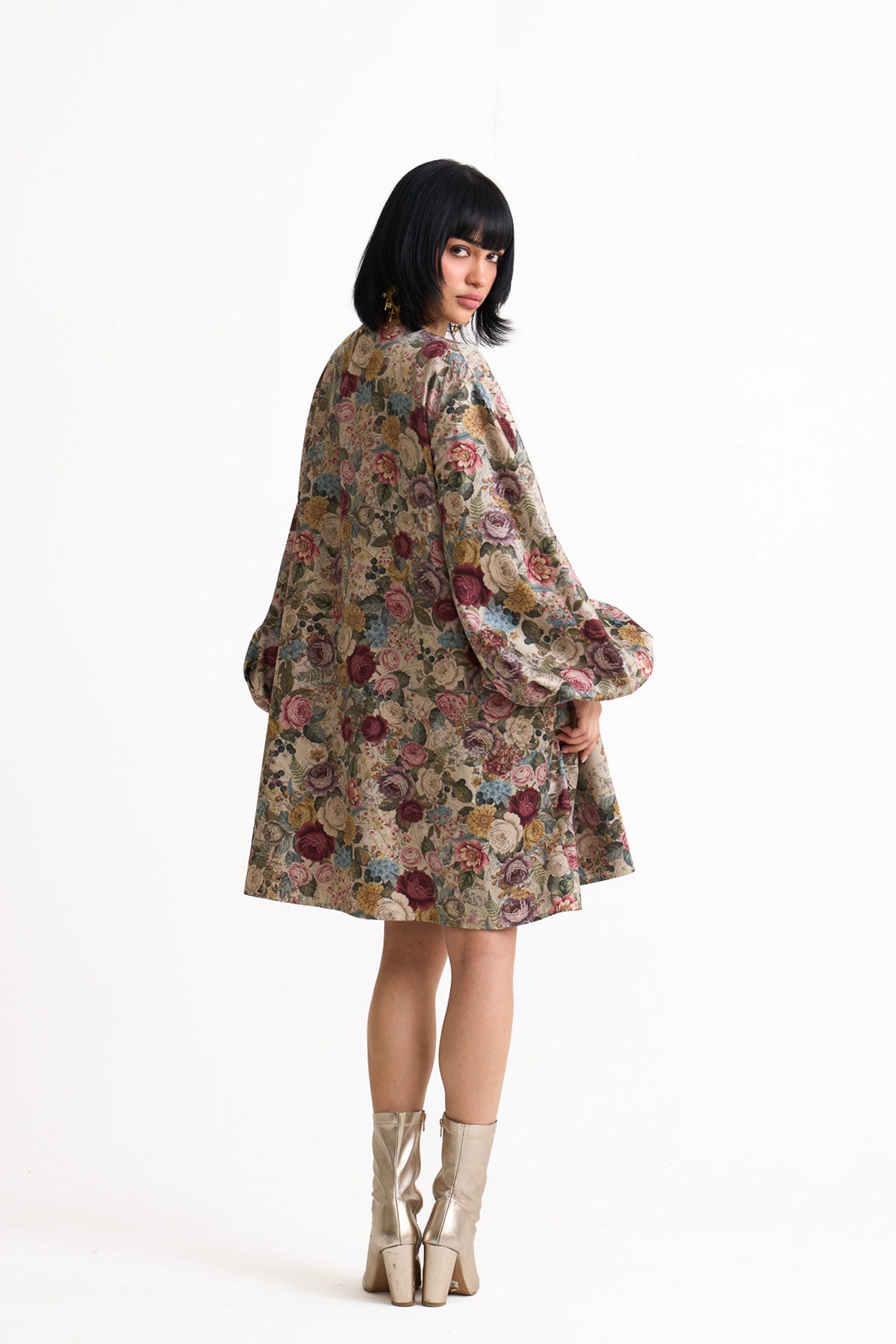 Vintage romance A-line flare dress