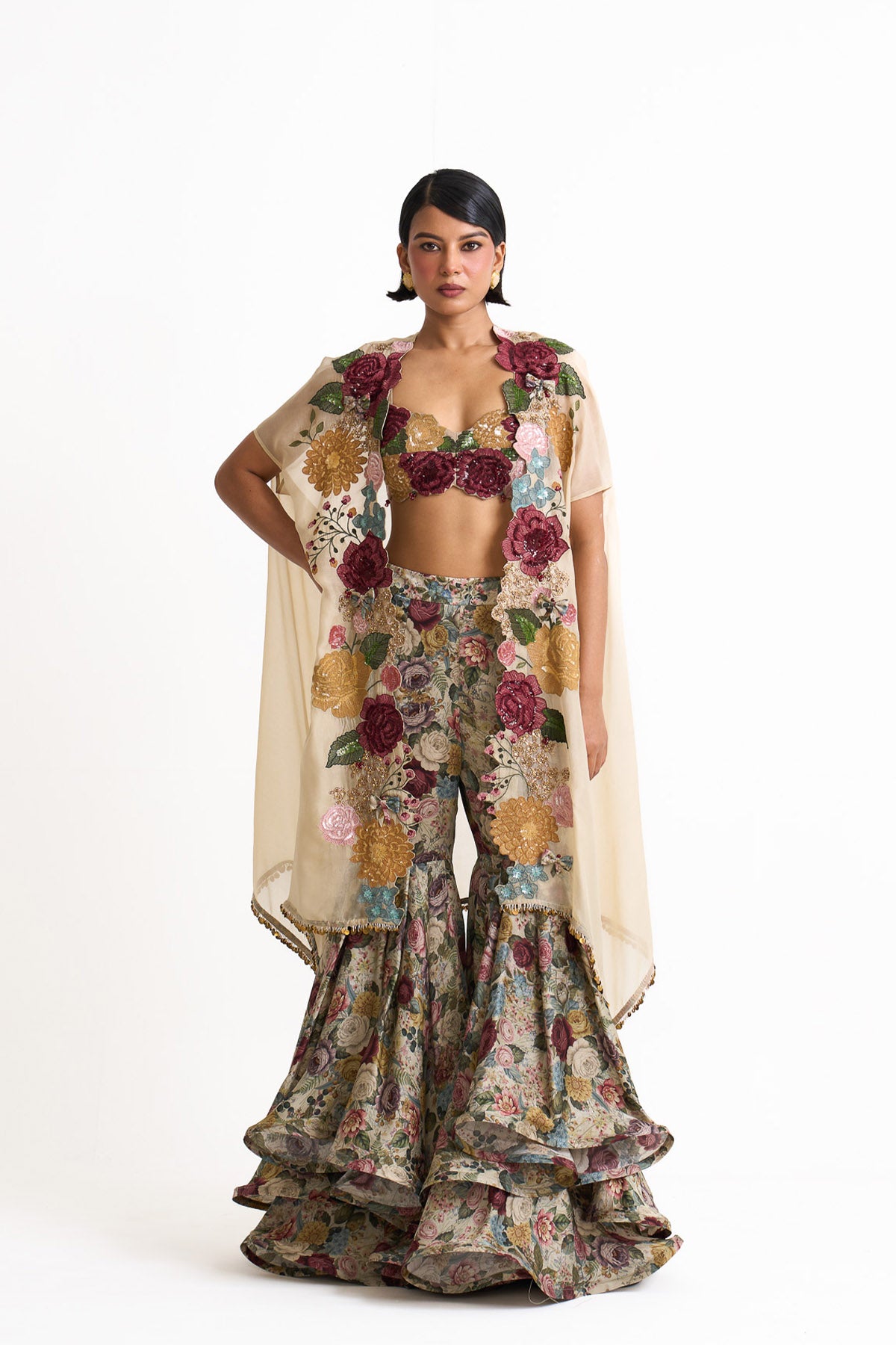Vinatge romance cape set
