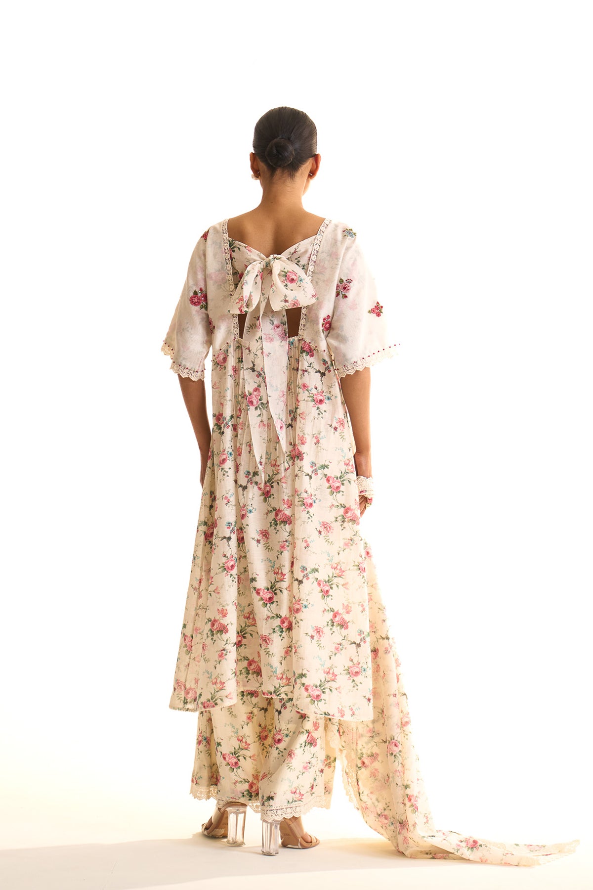 Chandni Pinktuck york kurta set