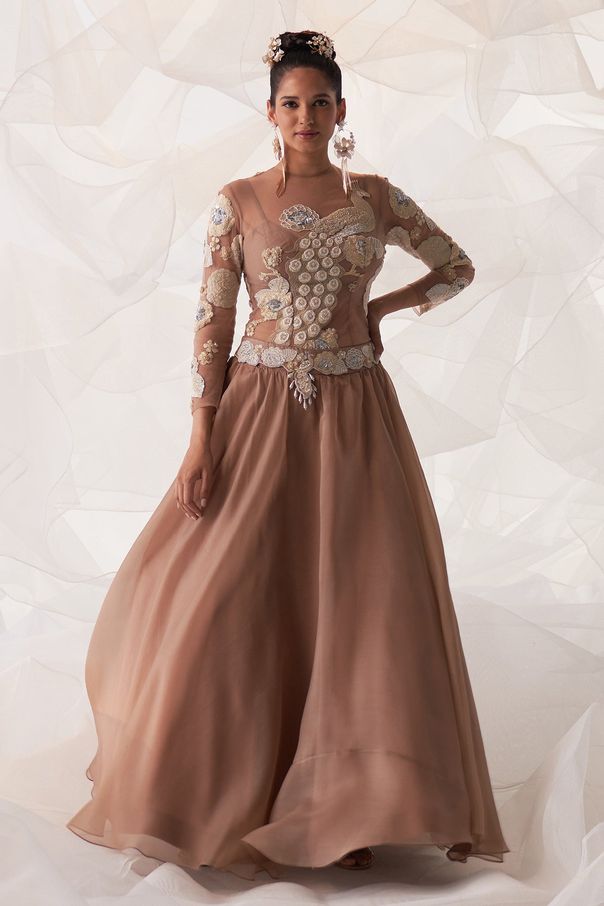 demi couture shop by collection ivory peacock