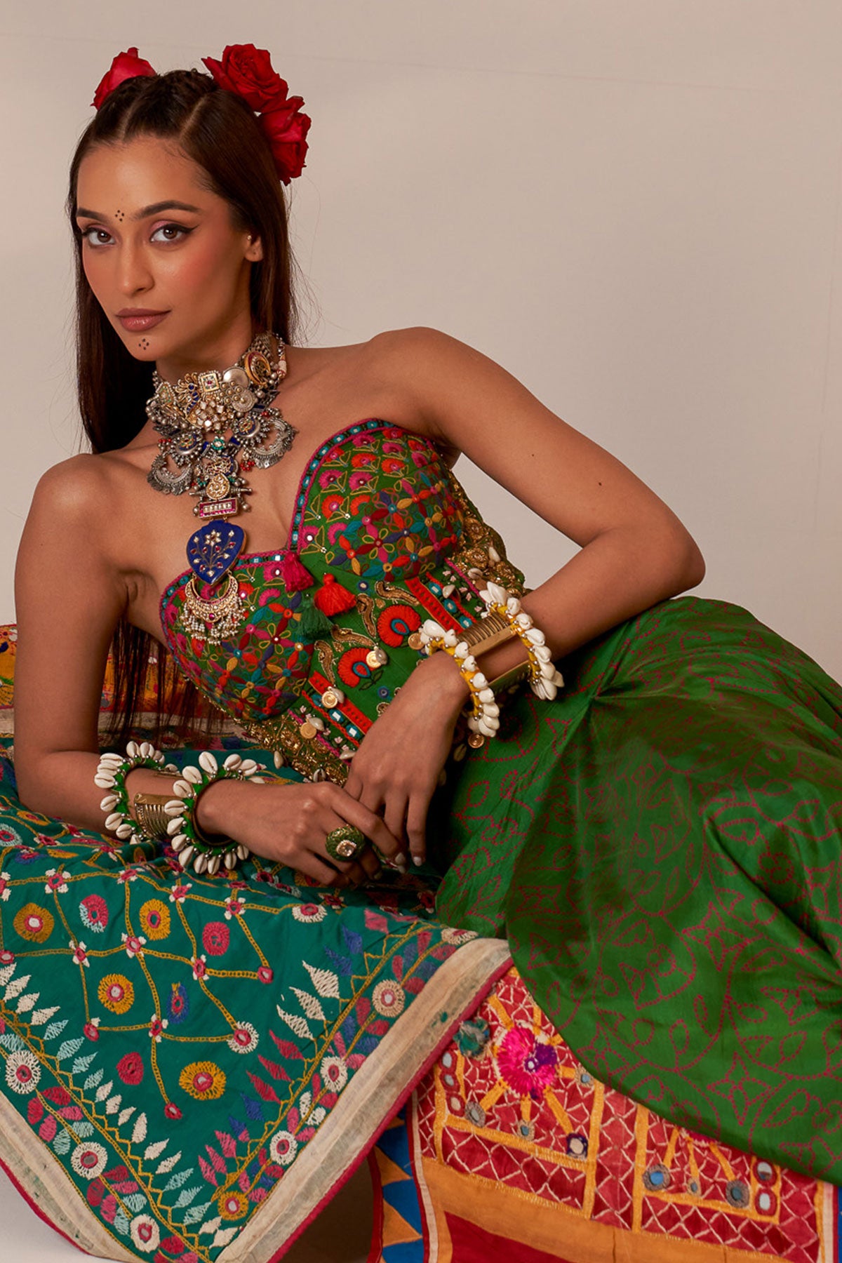 Corset and cape set
