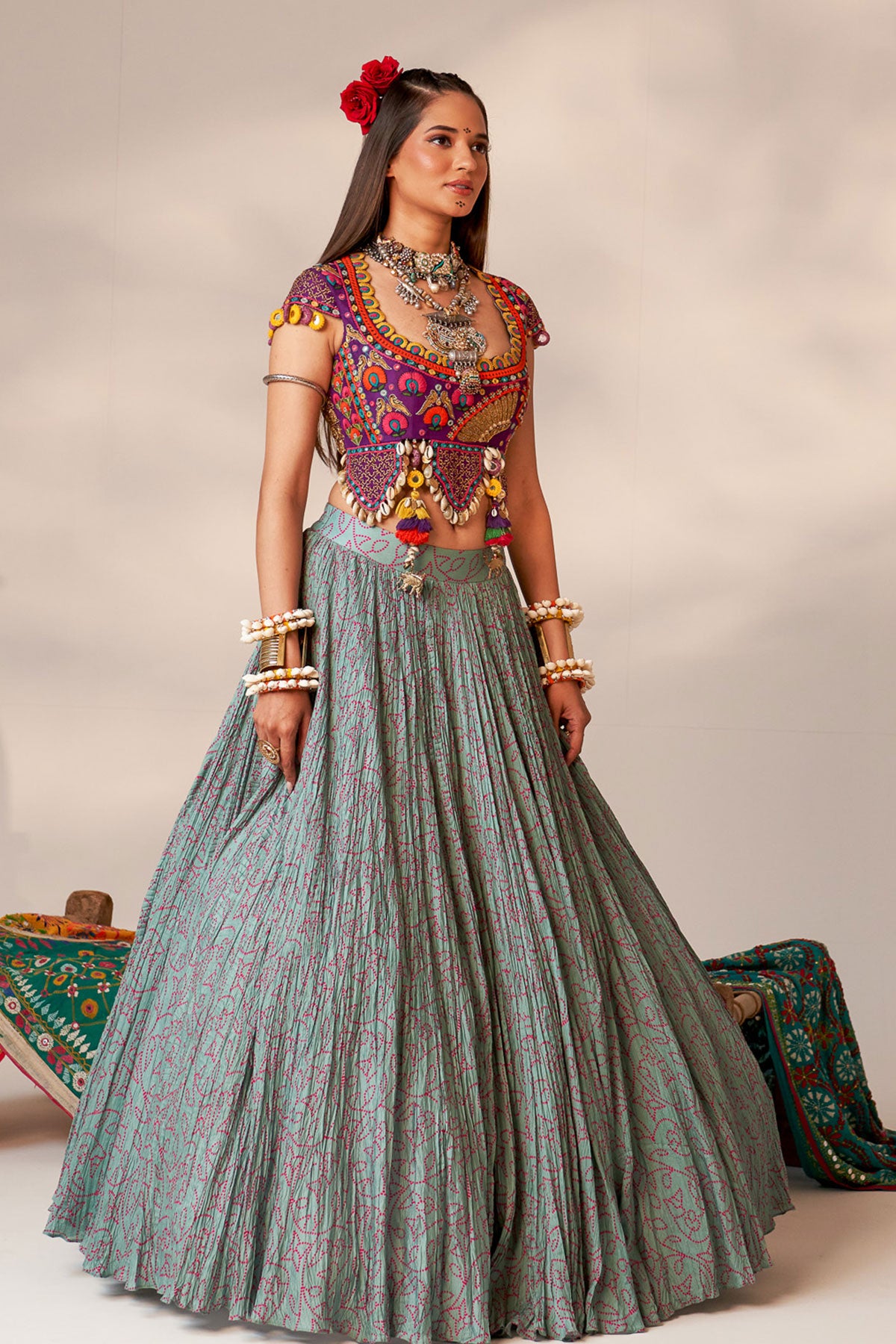 Crop top lehenga
