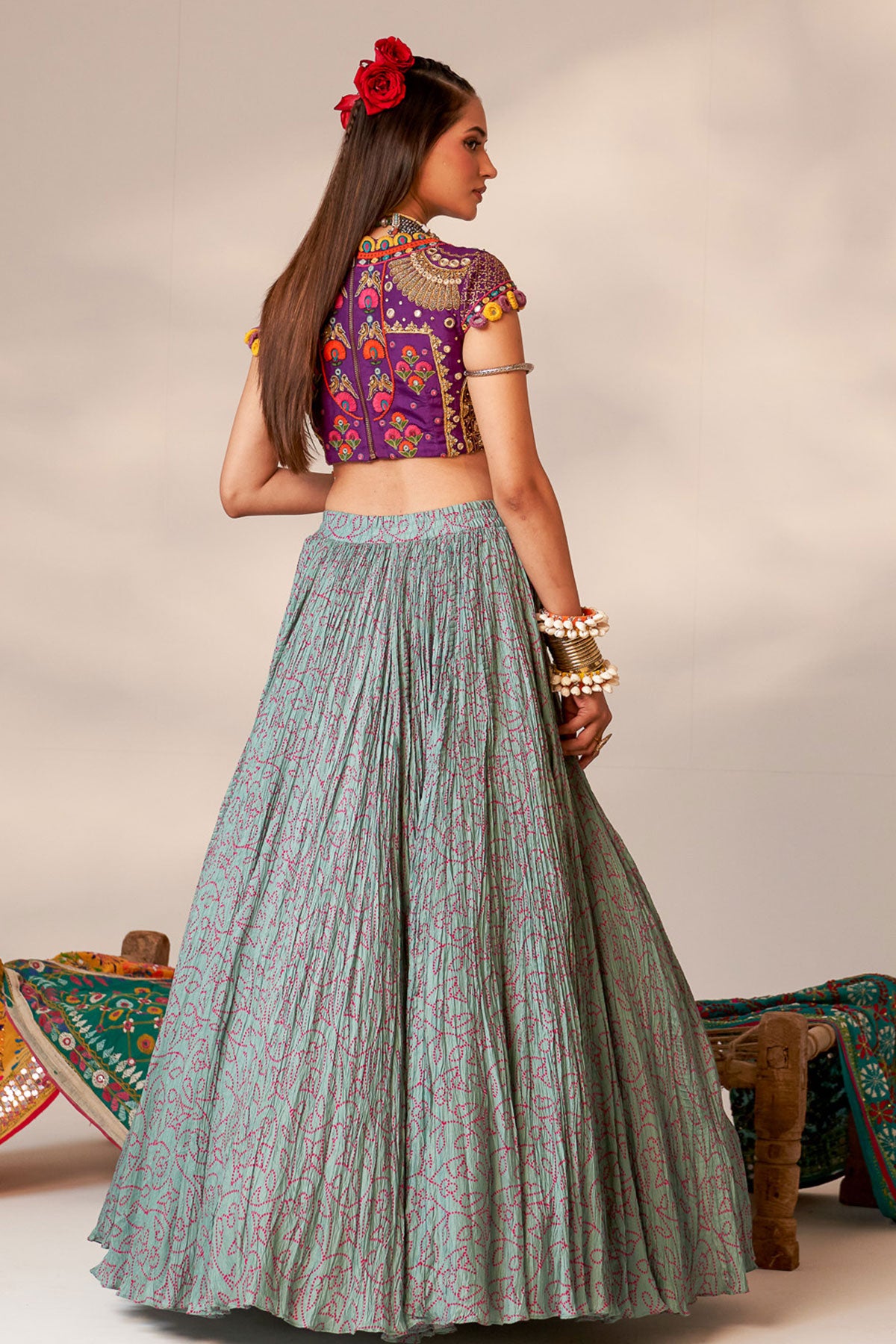 Crop top lehenga