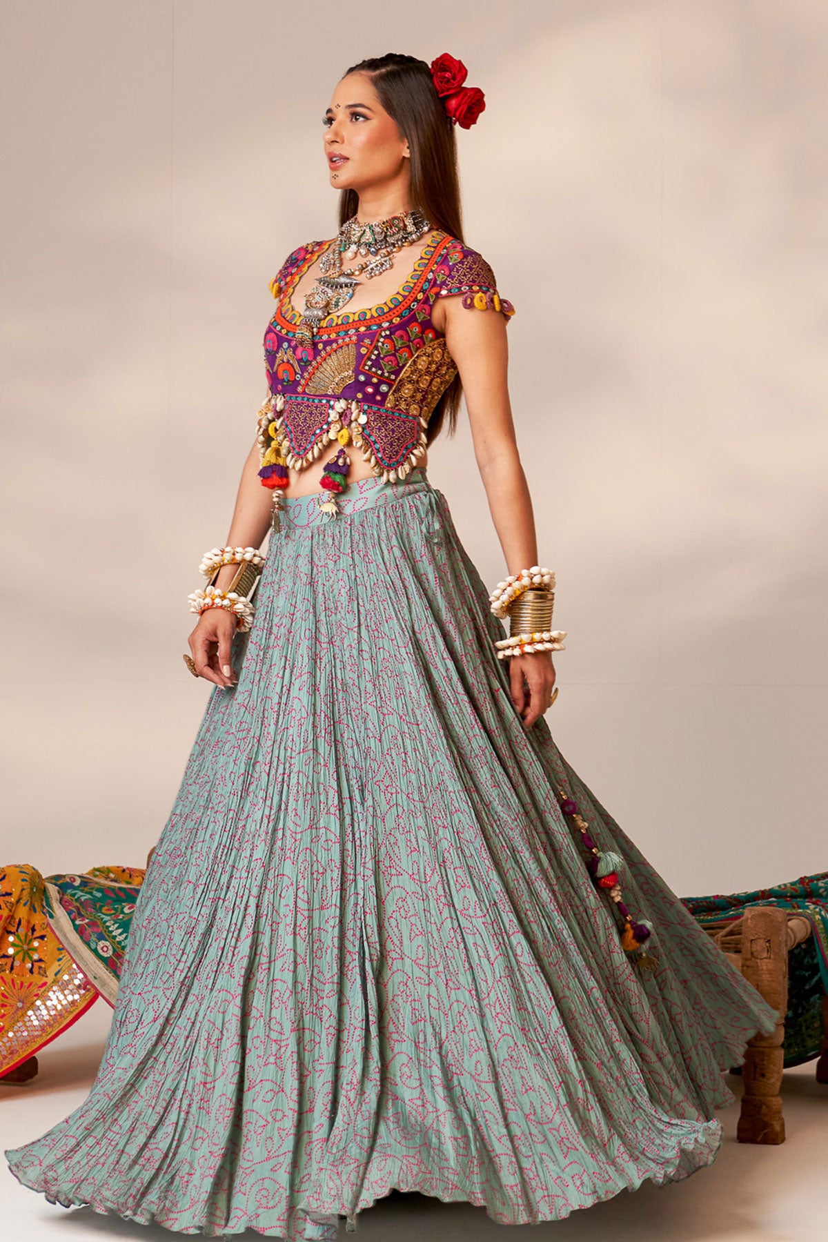 Crop top lehenga