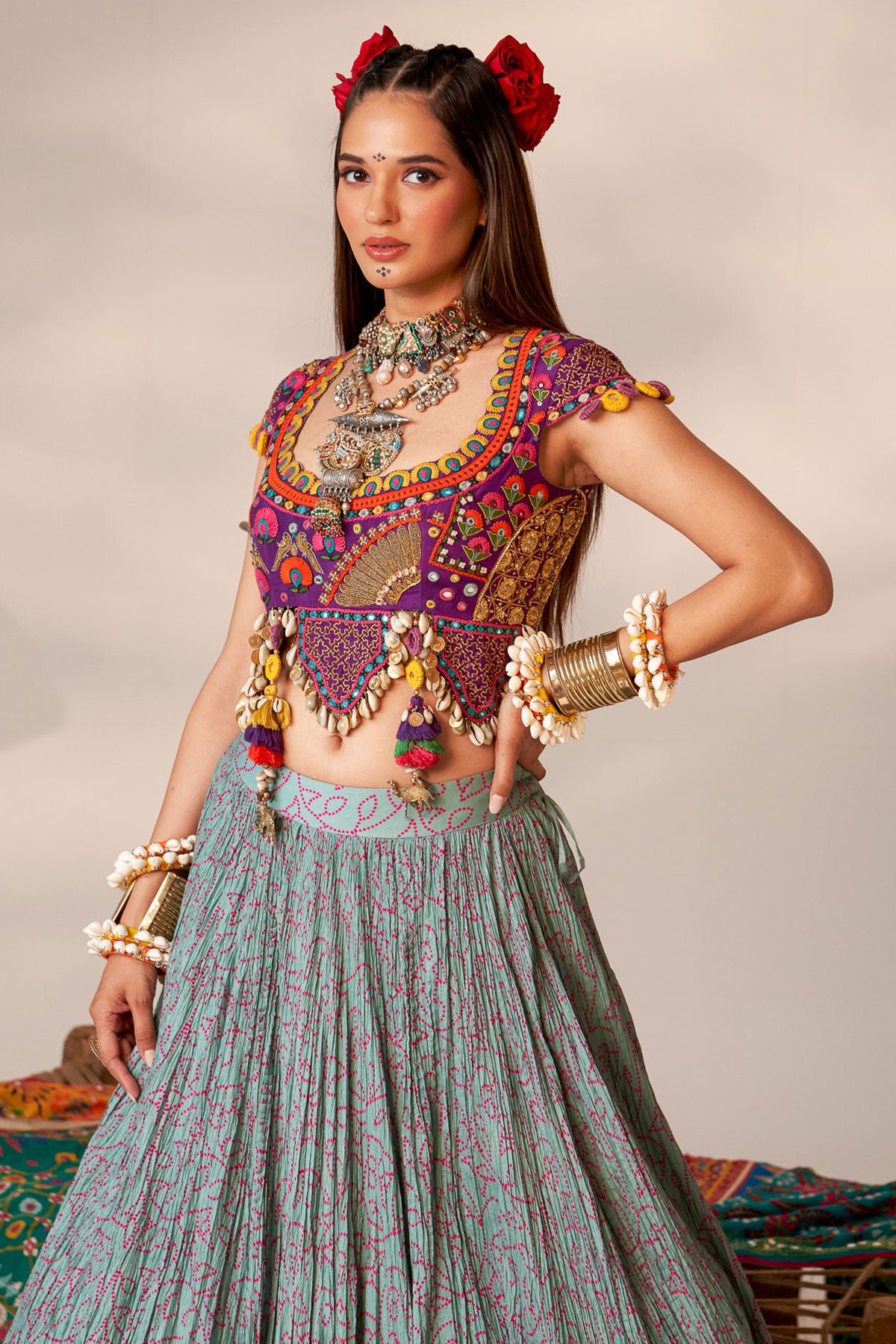 Crop top lehenga