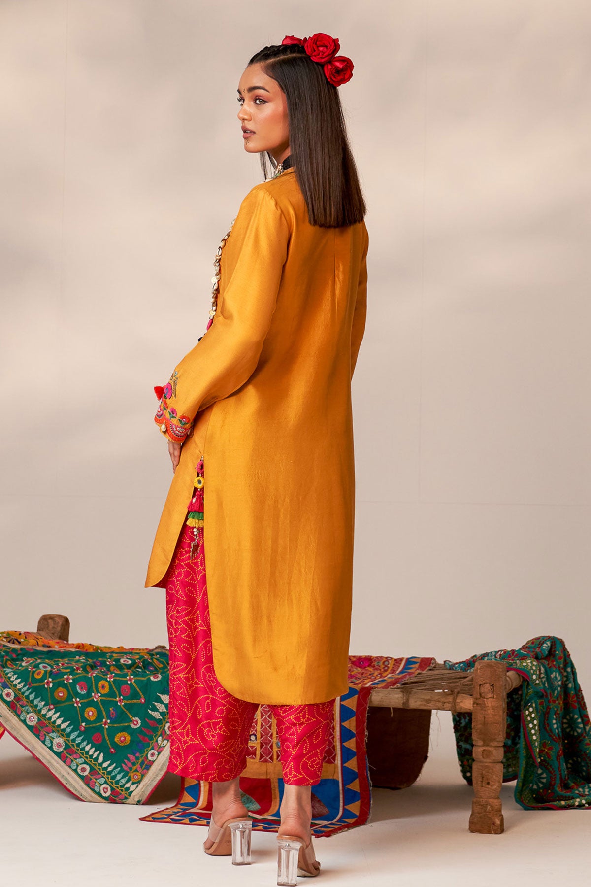 High low kurta set