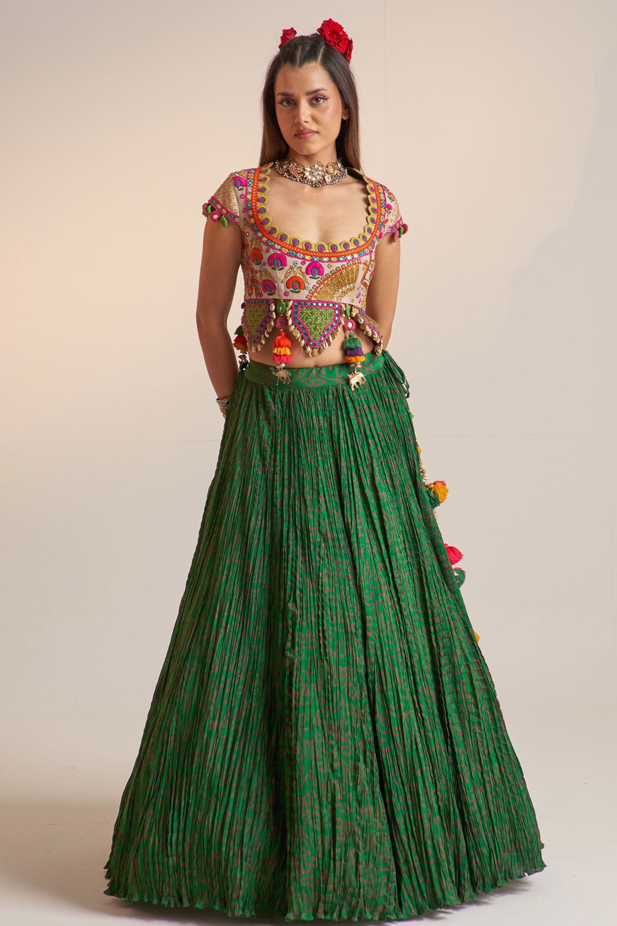 Crop top lehenga