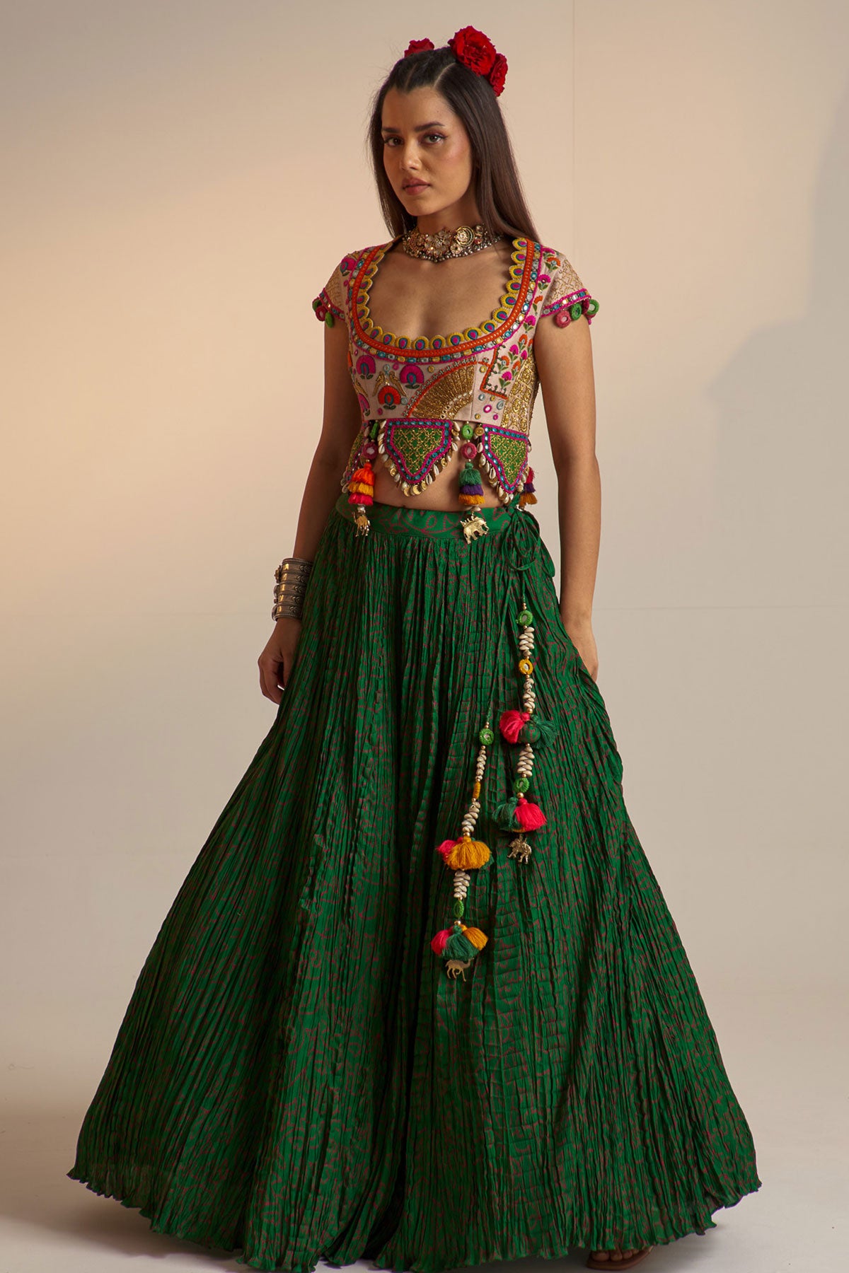 Crop top lehenga