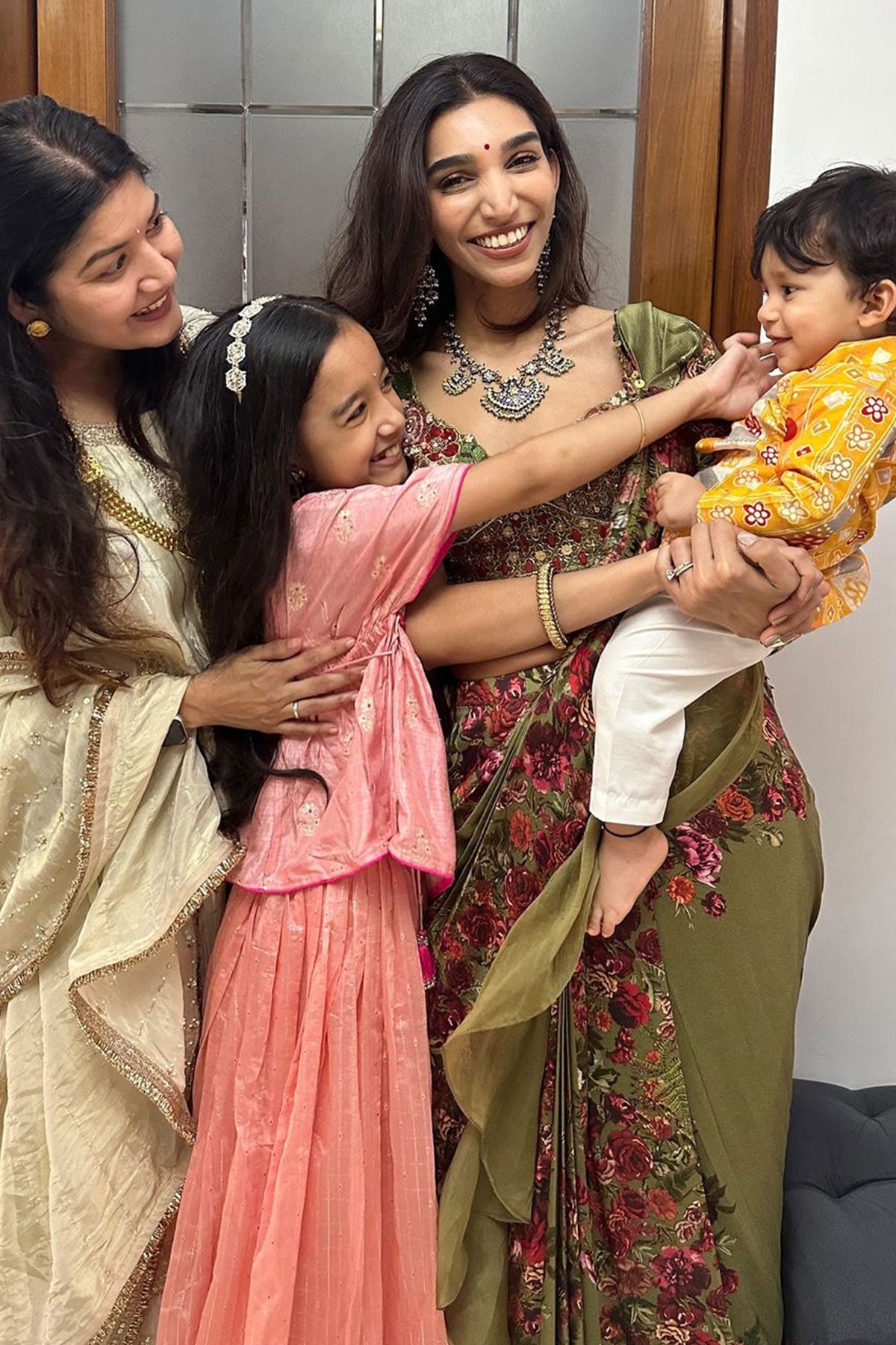 Juhi Godambe in Ruffle saree