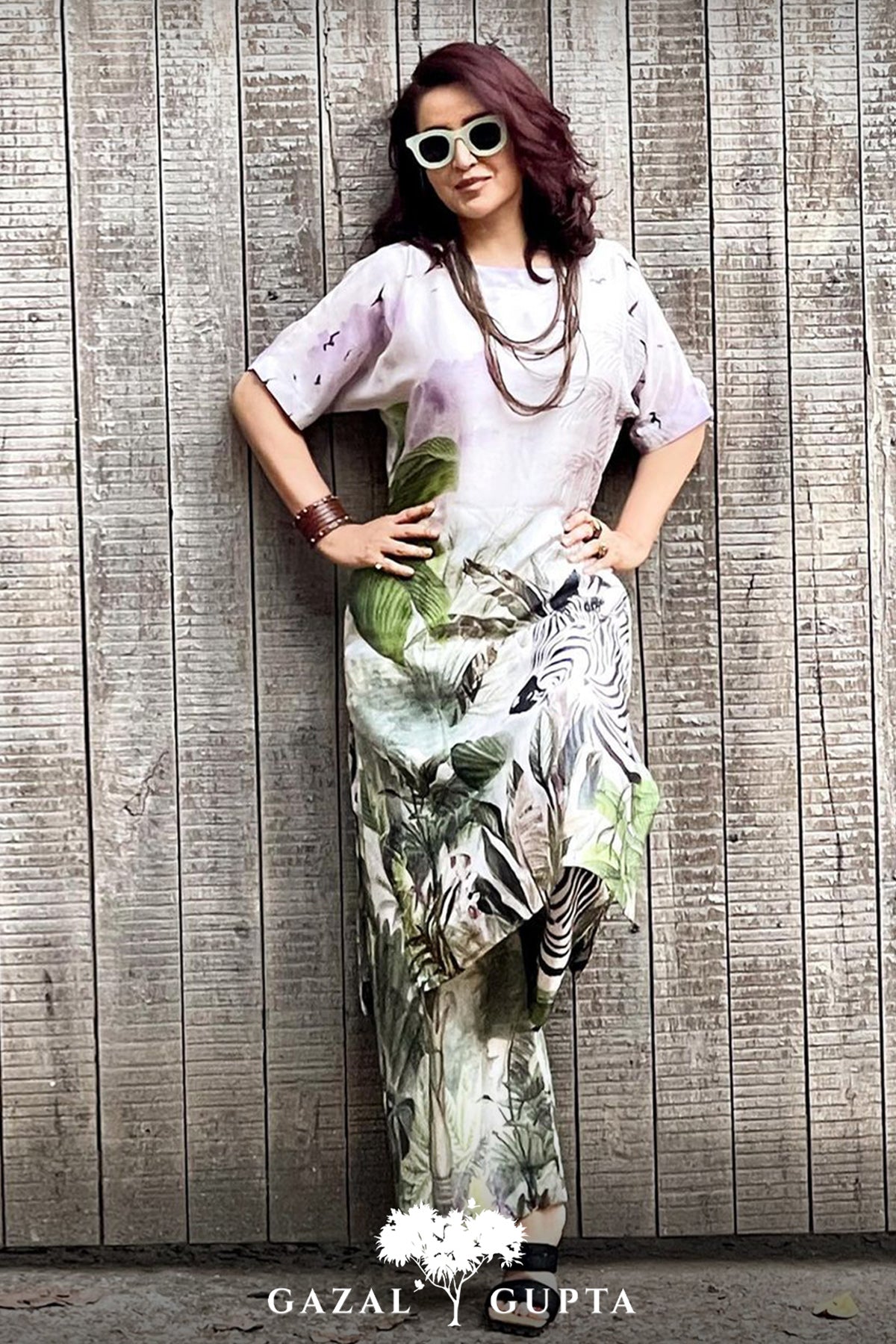 Tisca chopra in Kurta Kaftan and Palazzo