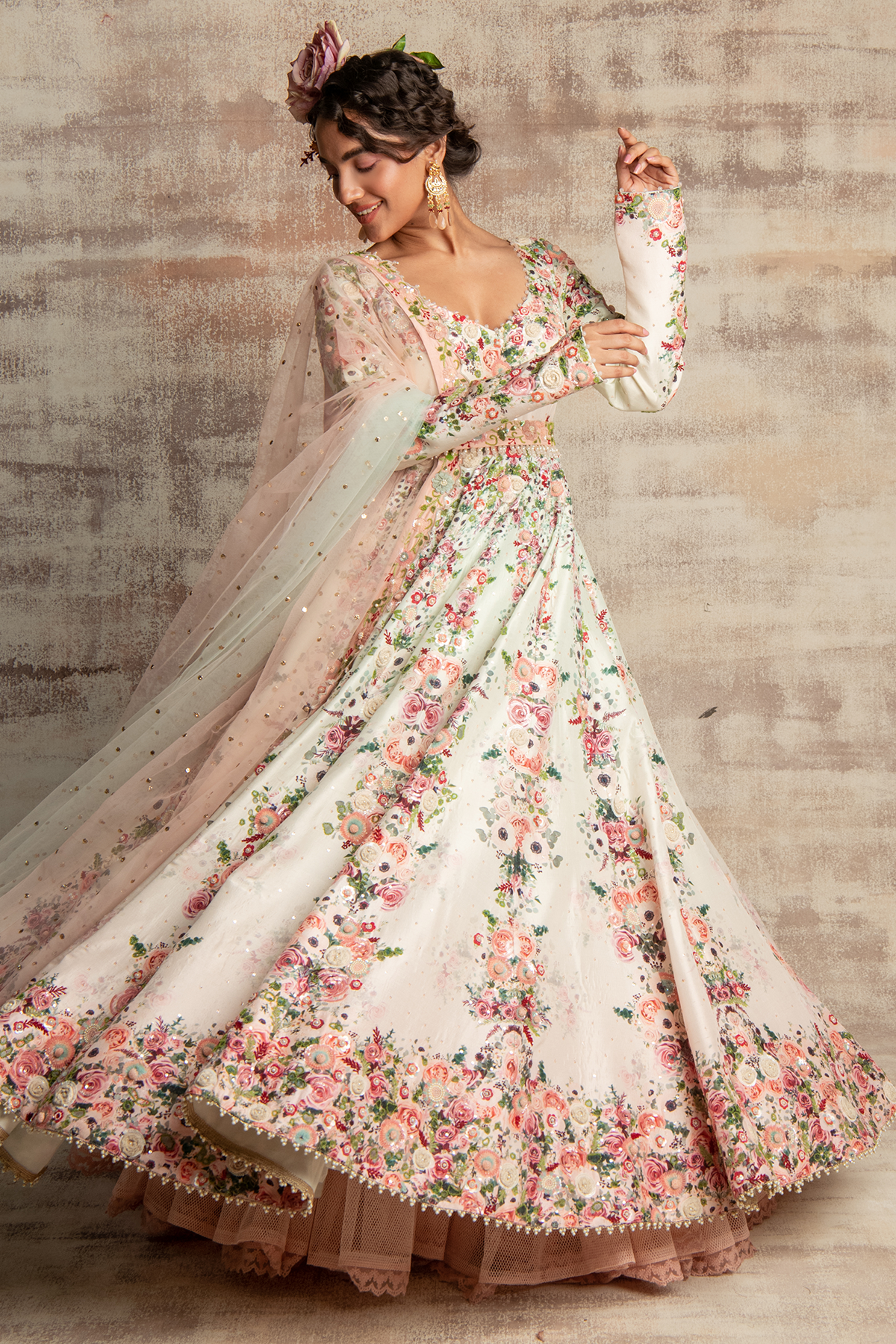 Floral Anarkali