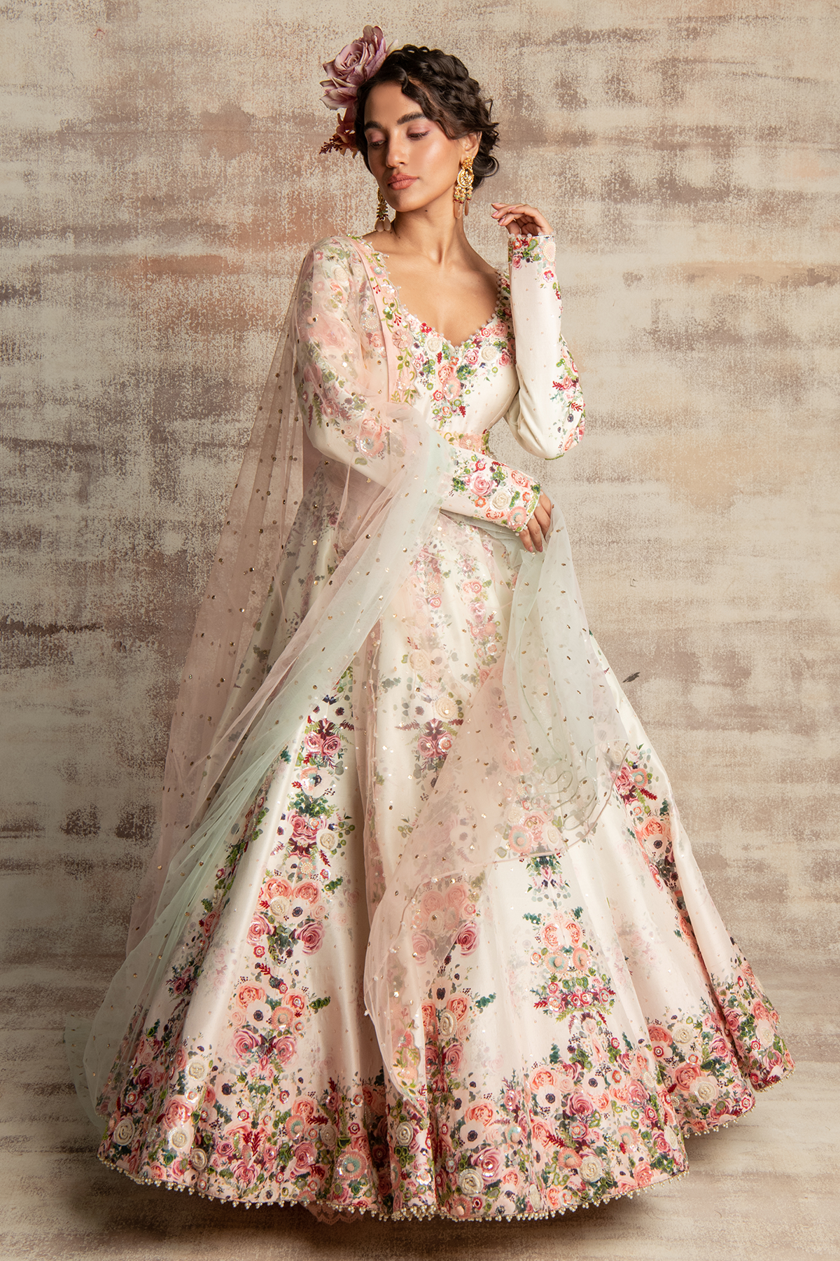 Floral Anarkali